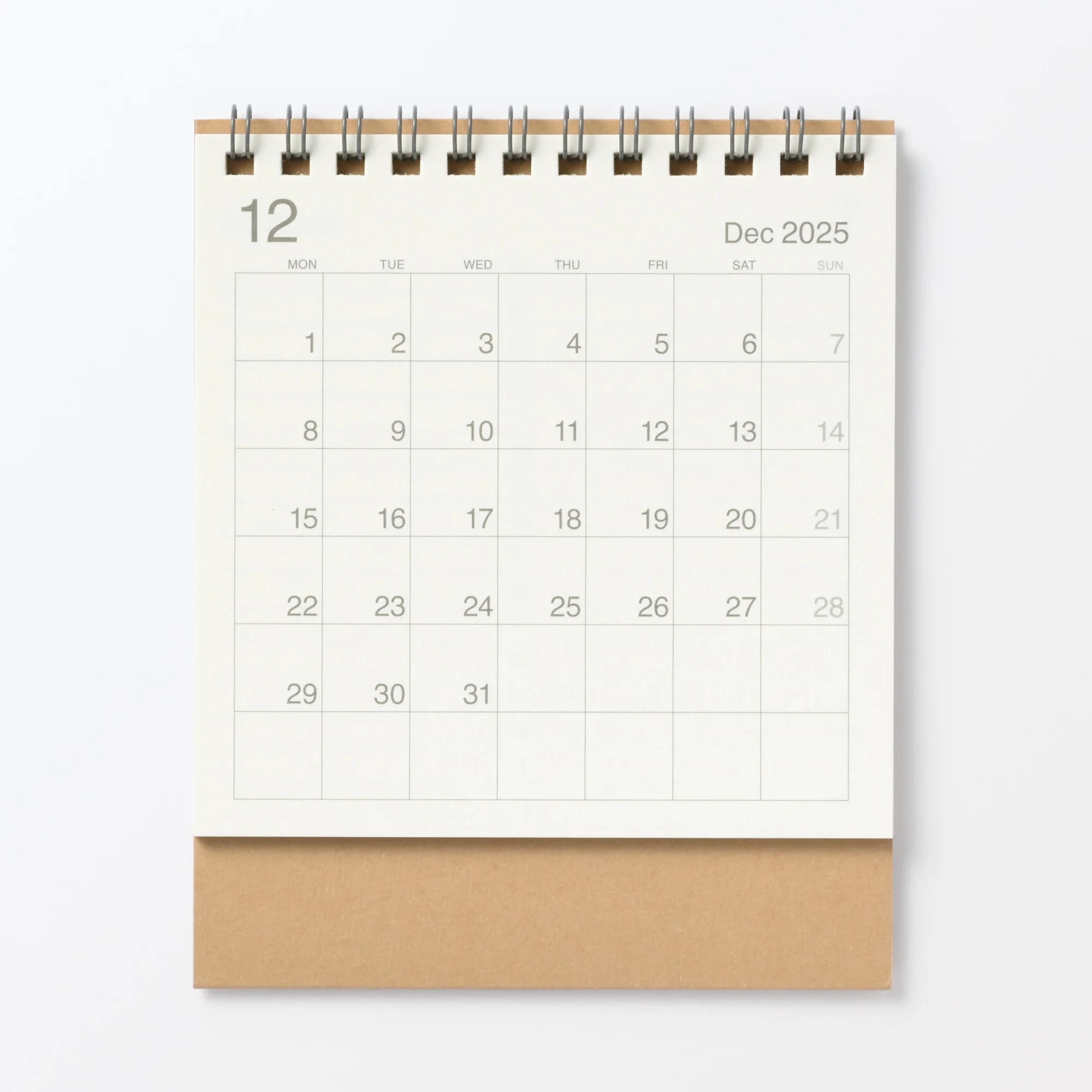 2026 Bagasse Paper Desktop Calendar - Small - Image 3