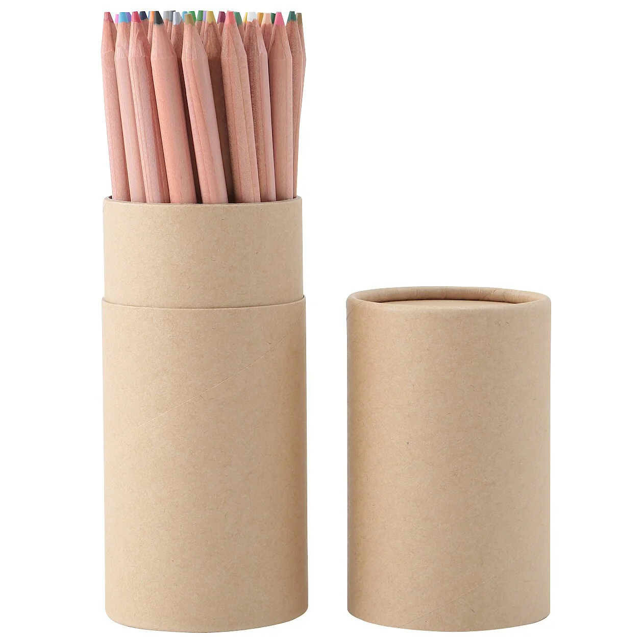 36 Coloured Pencils With Paper Tube