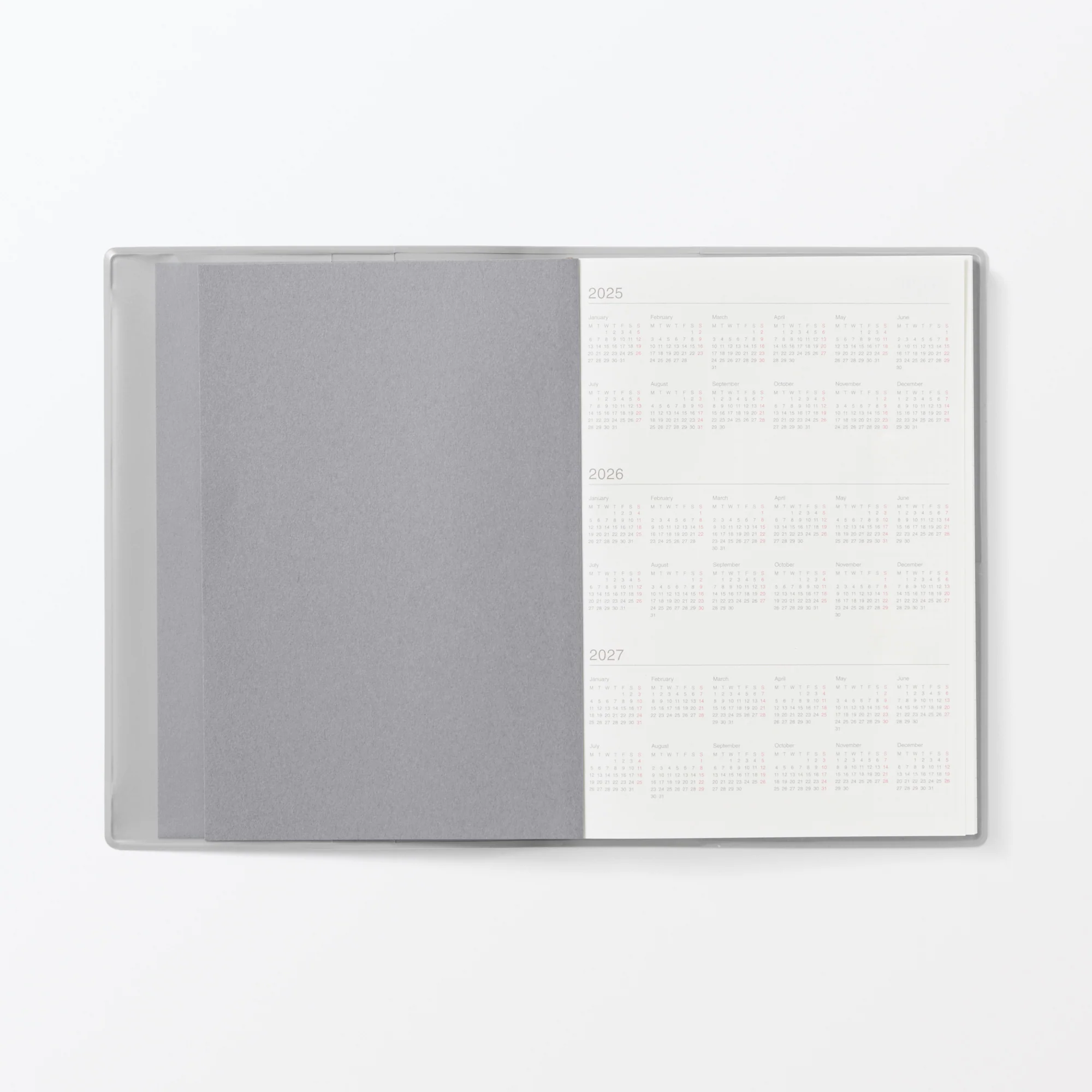 A6 Monthly/Weekly Planner From Dec. 2025 - No Holidays - Image 4