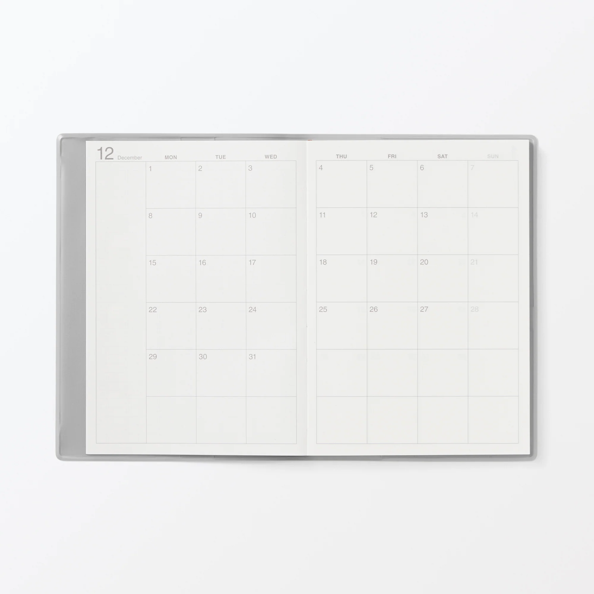 A6 Monthly/Weekly Planner From Dec. 2025 - No Holidays - Image 6