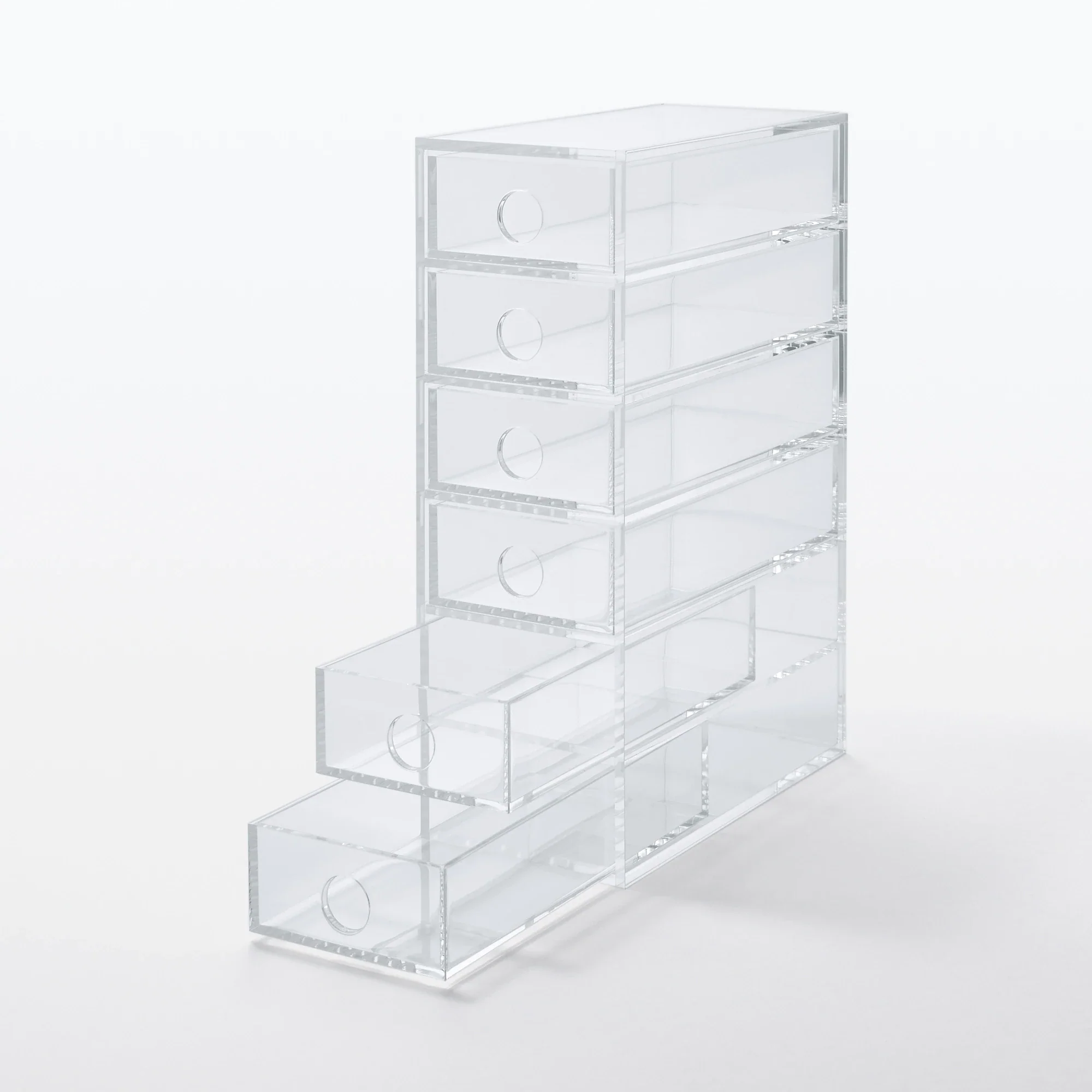 Acrylic 6 Drawer Unit - Vertical - Image 4