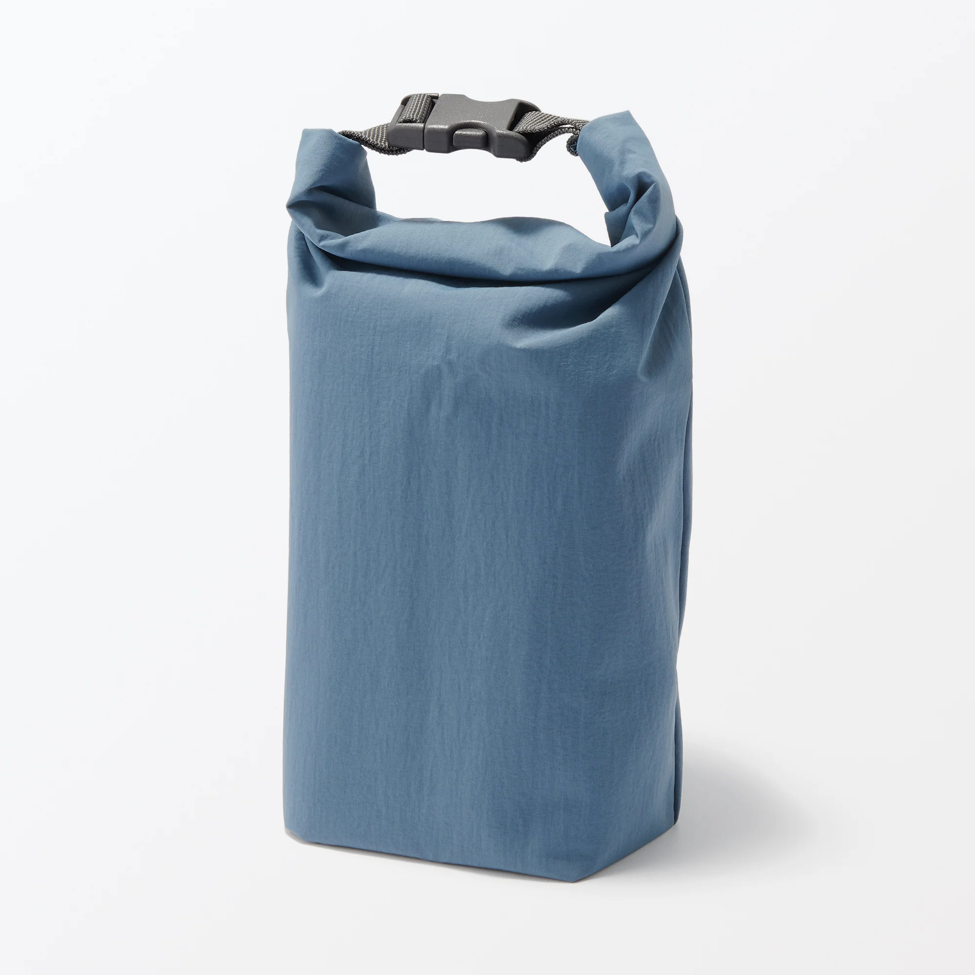 Adjustable Roll-Top Lunch Bag Smoky Blue - Small - Image 3