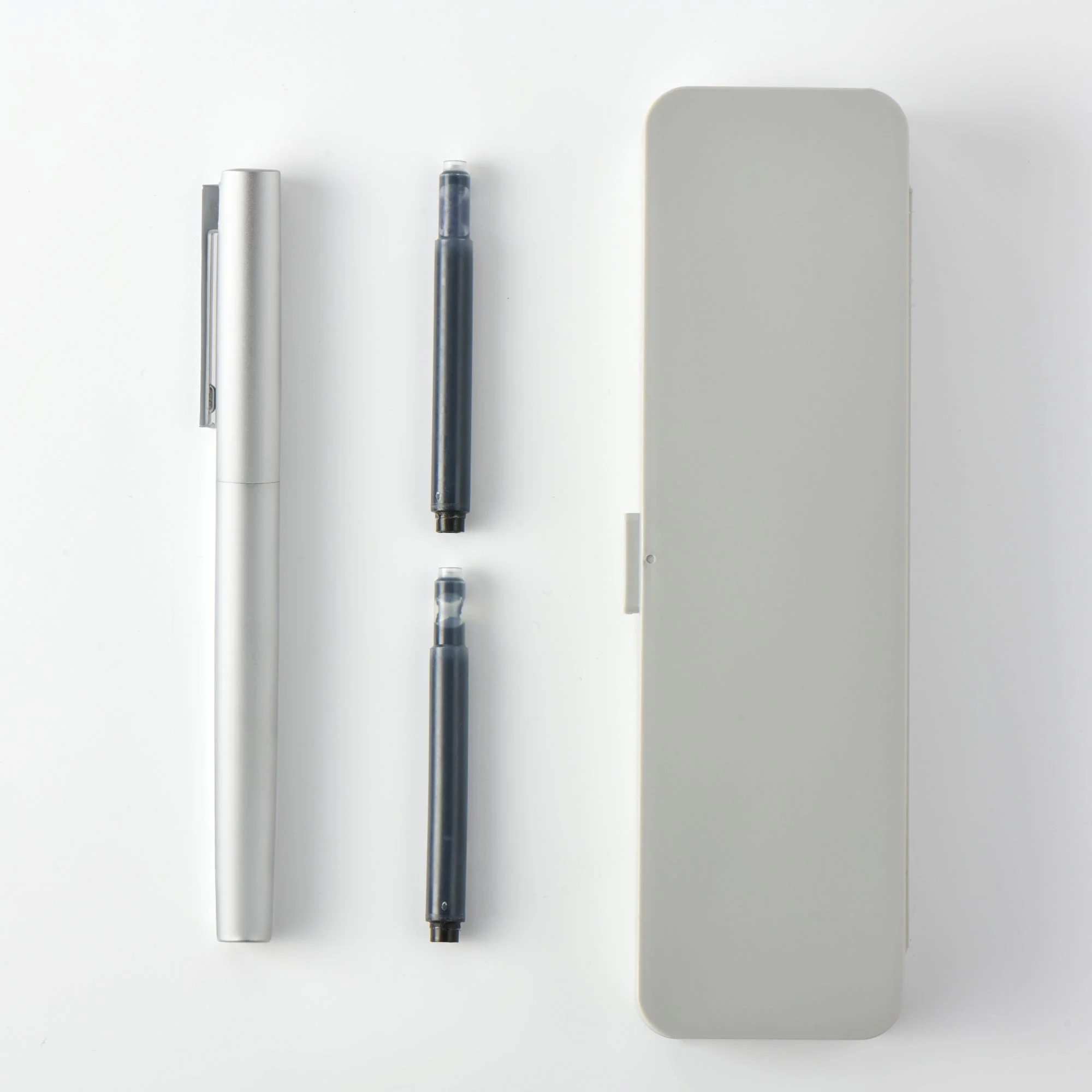 Aluminum Fountain Pen Set - Image 5