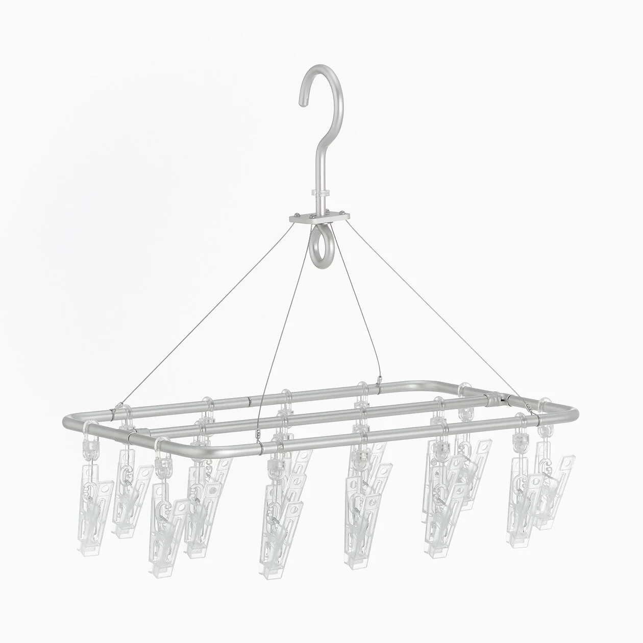 Aluminum Square Hanger with Pegs - Image 3