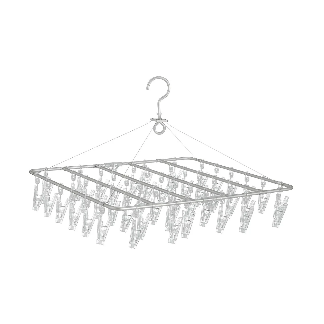 Aluminum Square Hanger with Pegs - Image 6