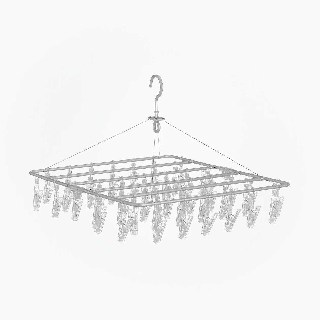 Aluminum Square Hanger with Pegs - Image 8