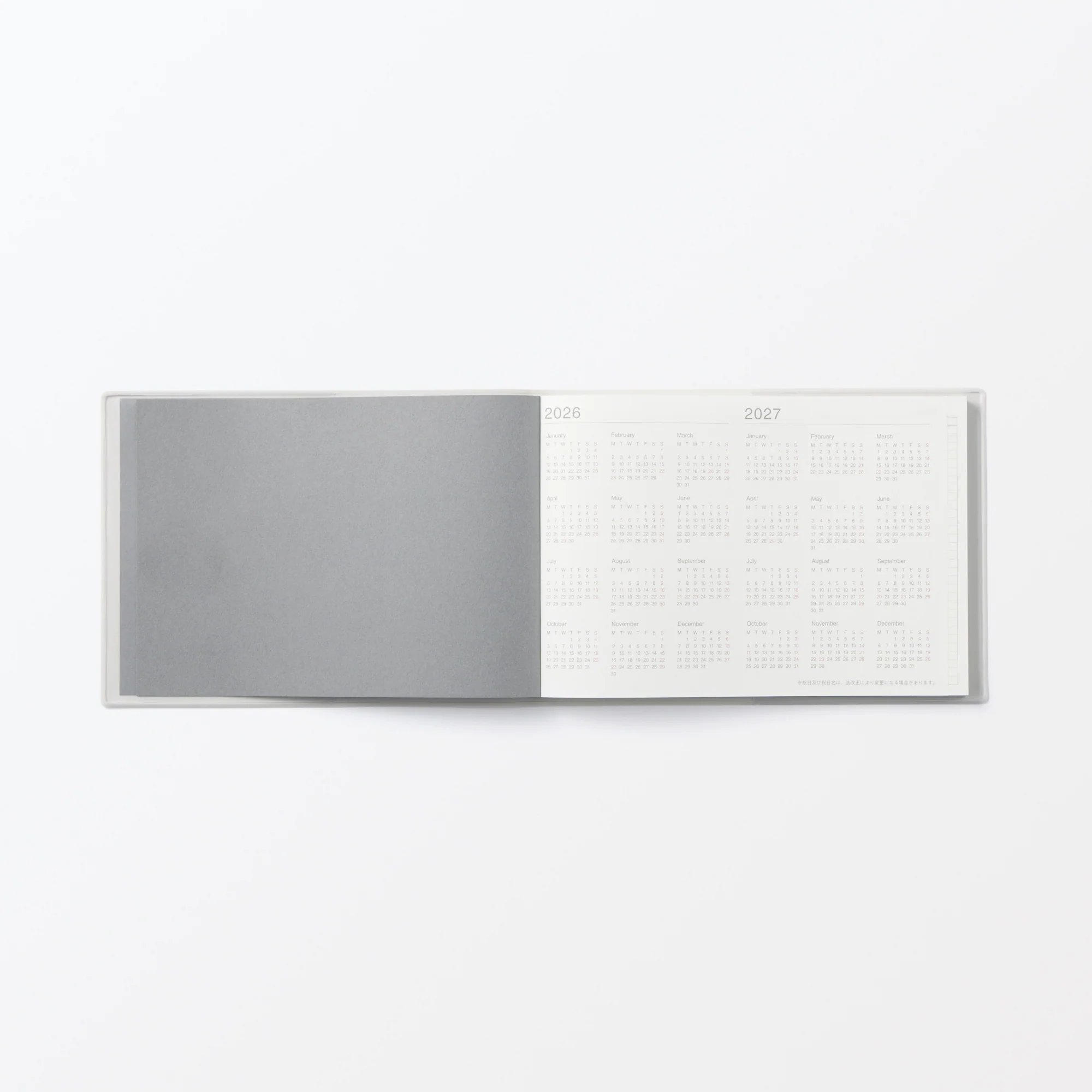 B5 Half Size Monthly/Weekly Planner From Dec. 2025 - Image 4
