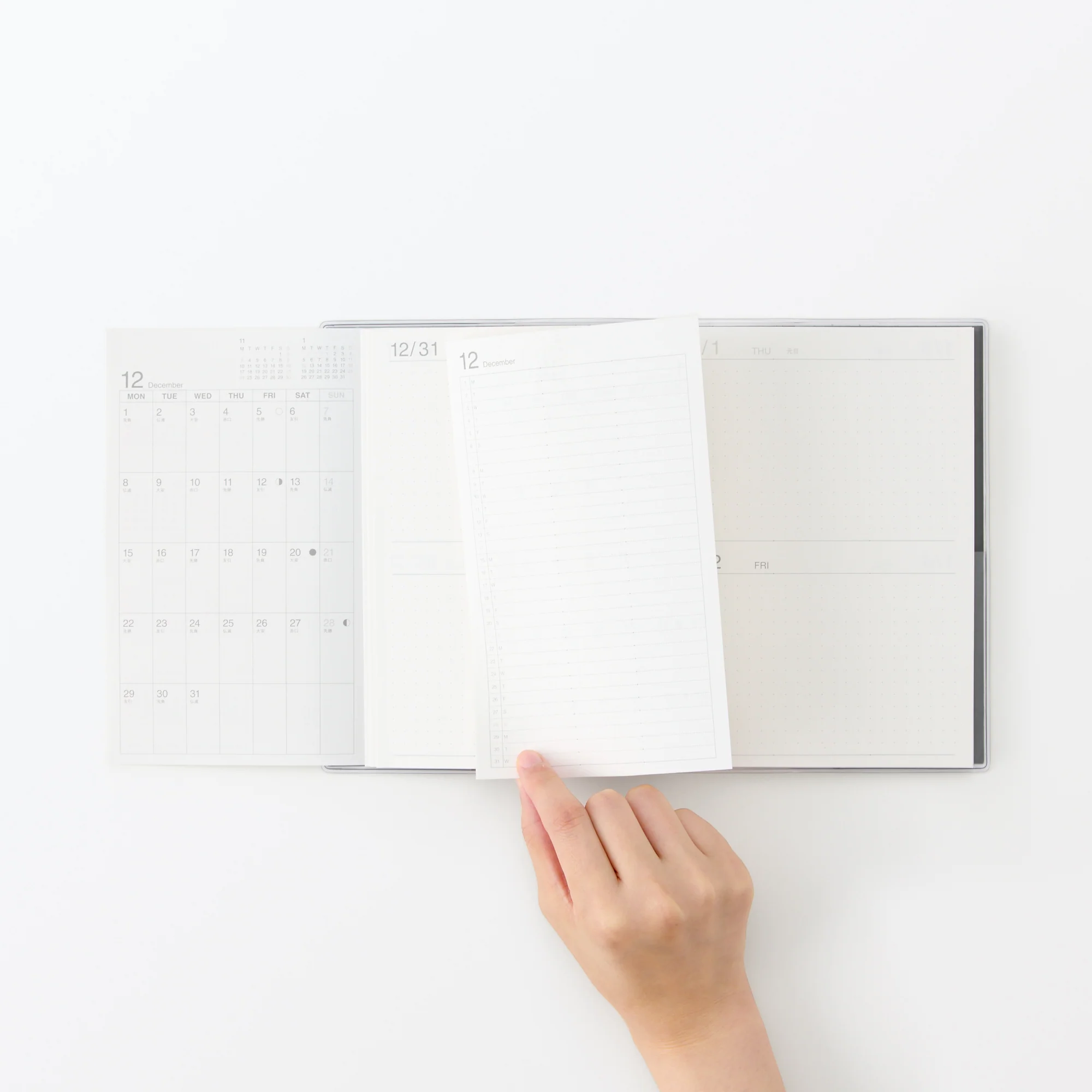 B6 Viewable-At-Once Monthly/Daily Planner From Dec. 2025 - Image 8