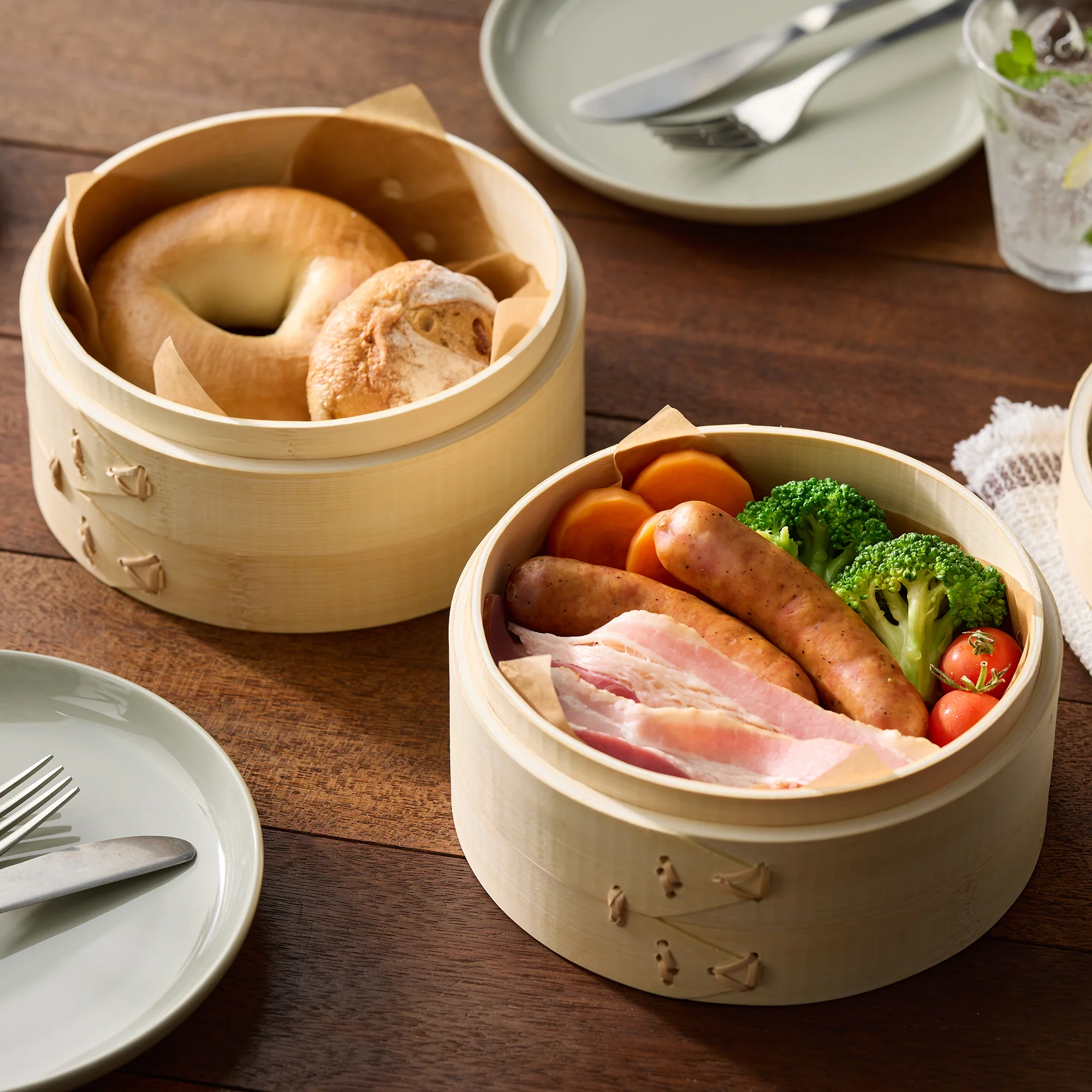 Bamboo Steamer Basket - Small - Image 2