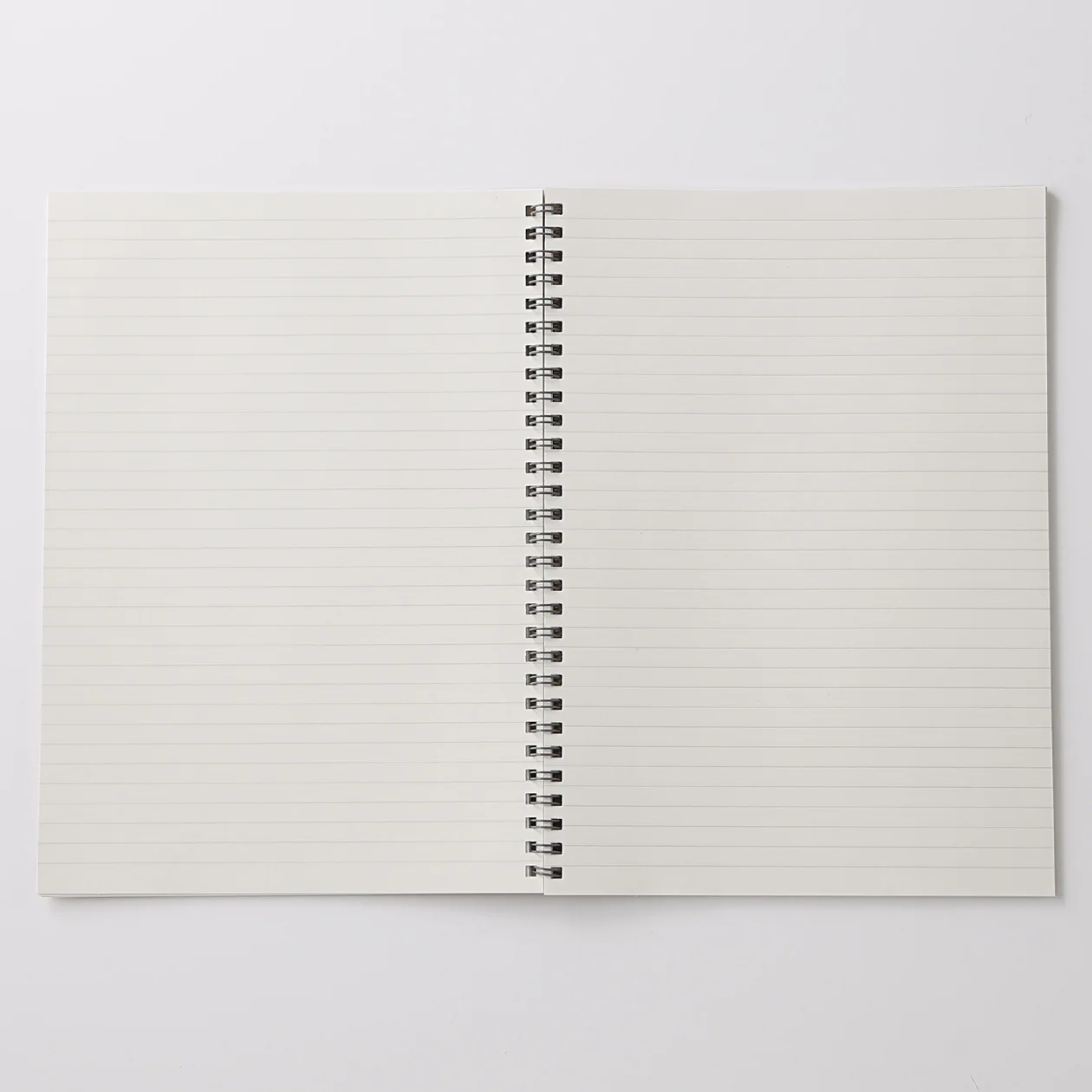 Beige Double Ring Lined Notebook - Image 11