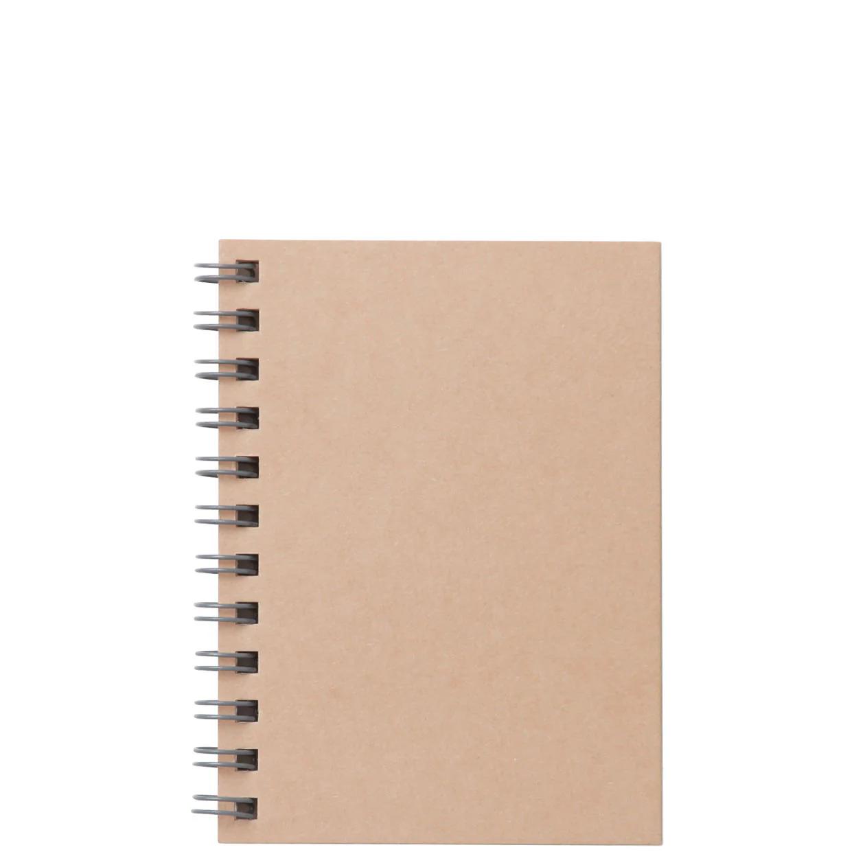 Beige Double Ring Lined Notebook - Image 4