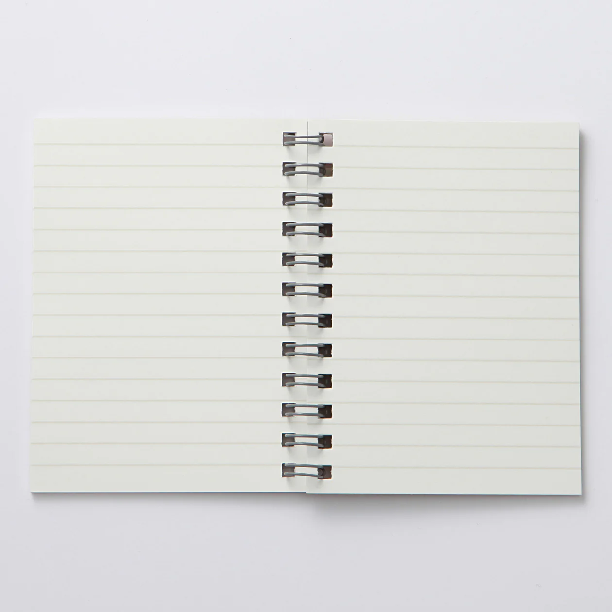 Beige Double Ring Lined Notebook - Image 5