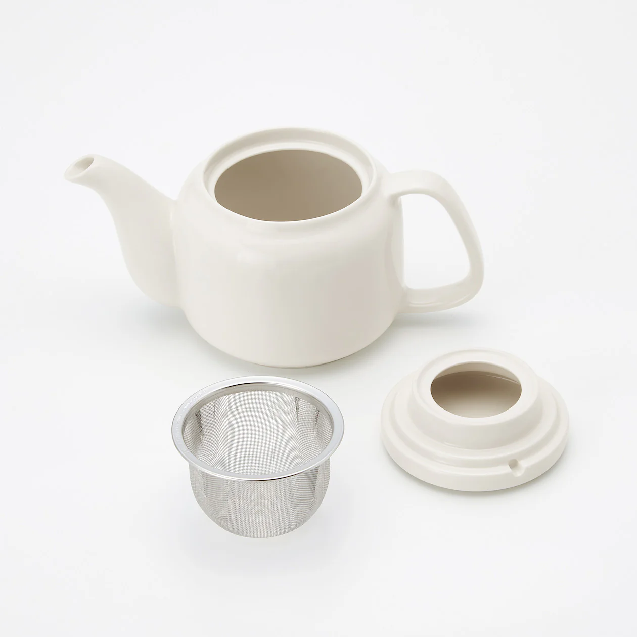 Beige Porcelain Tea Pot - Image 8