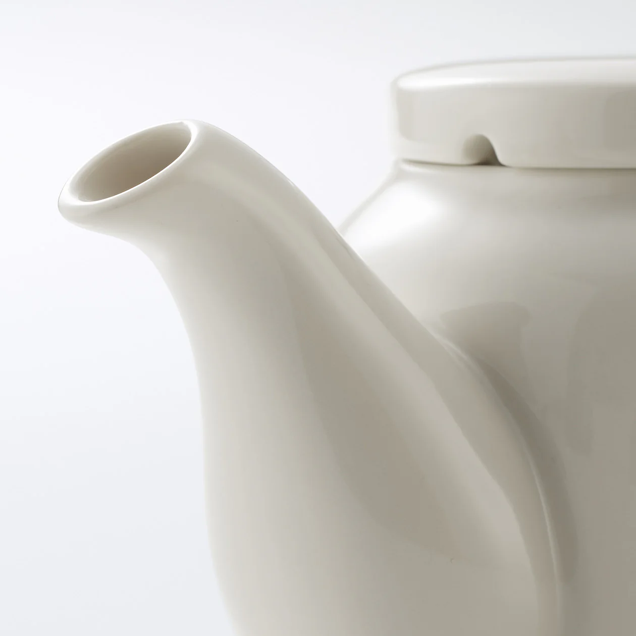 Beige Porcelain Tea Pot - Image 9
