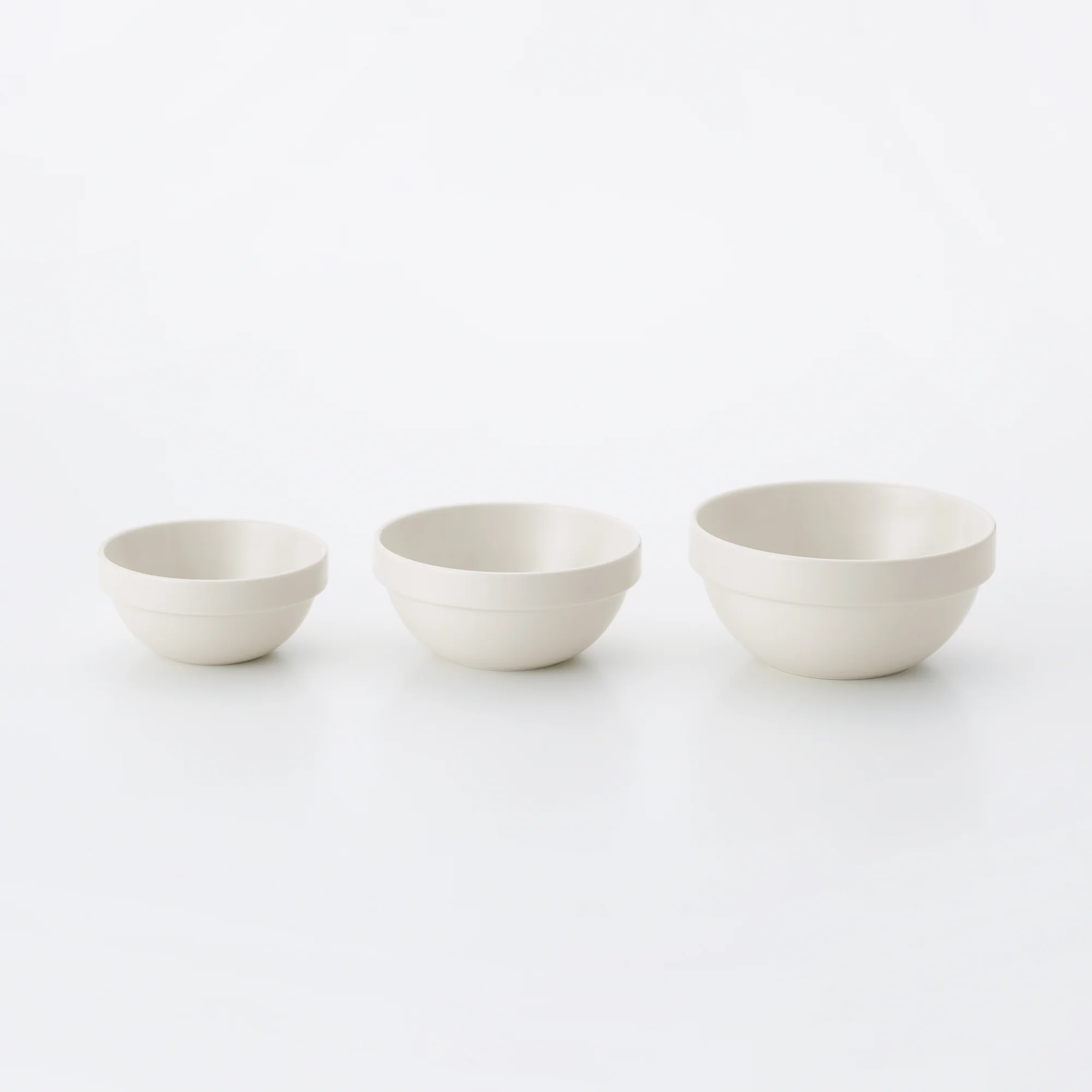 Beige Porcelain Stackable Bowl - Image 14
