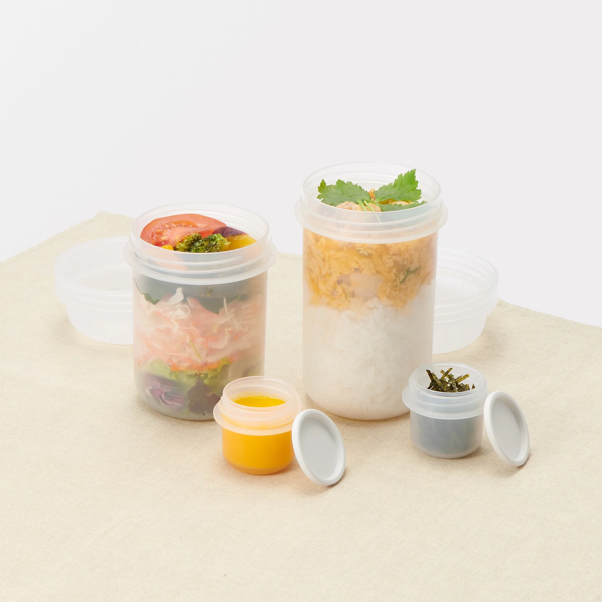 Capsule Lunch Box with Topping Cup - 350 ml - Image 10