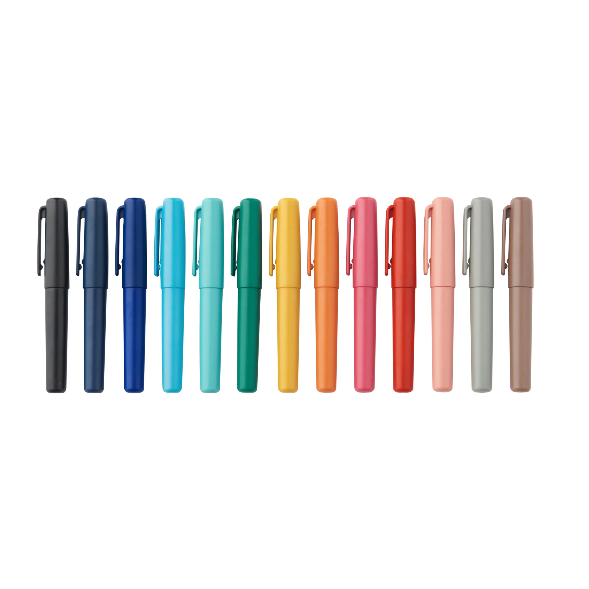 Compact Gel Ink Ballpoint Pen Cap Type 0.5 mm - Grey - Image 8