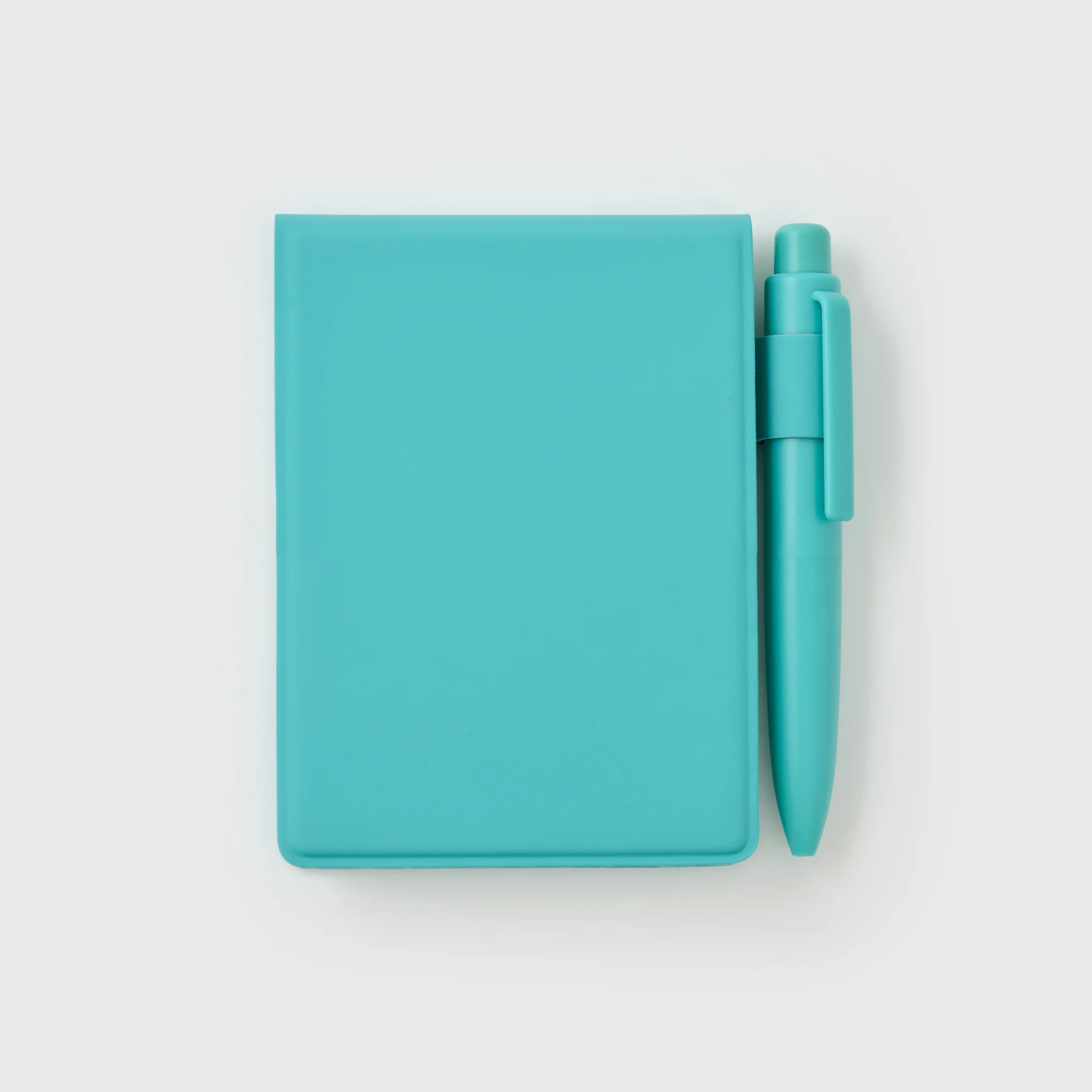 Compact Gel Ink Ballpoint Pen Knock Type 0.5 mm - Cyan - Image 4