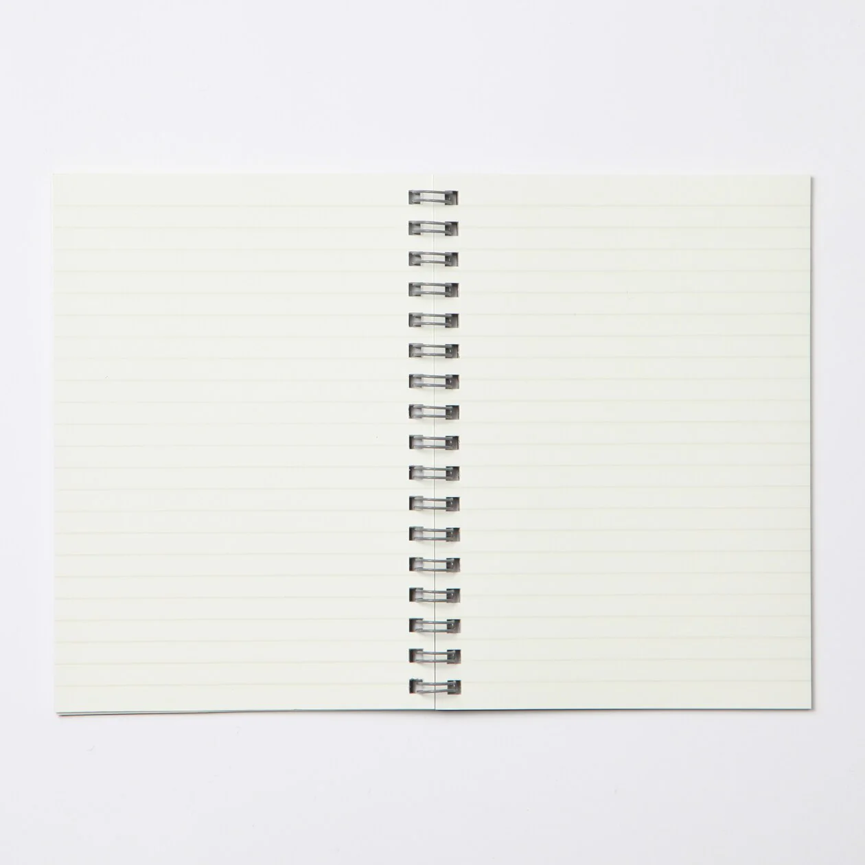 Dark Grey Double Ring Lined Notebook - Image 5