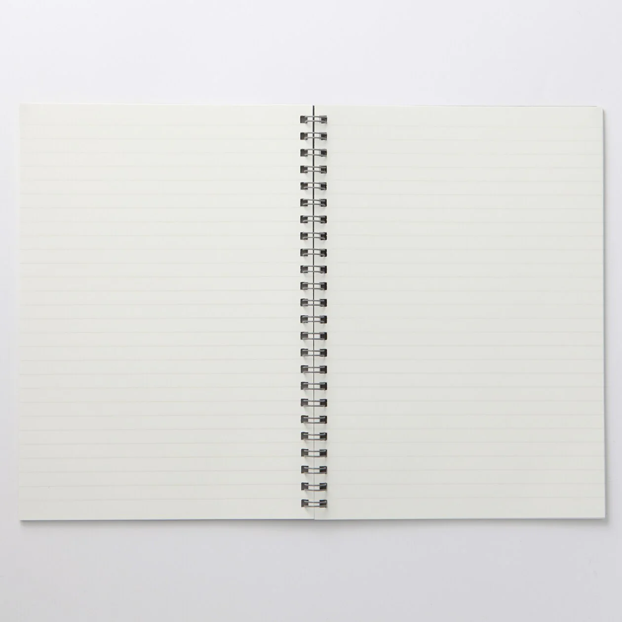 Dark Grey Double Ring Lined Notebook - Image 8