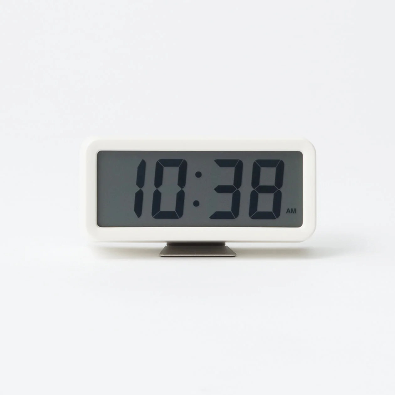 Digital Clock with Alarm - White - Small