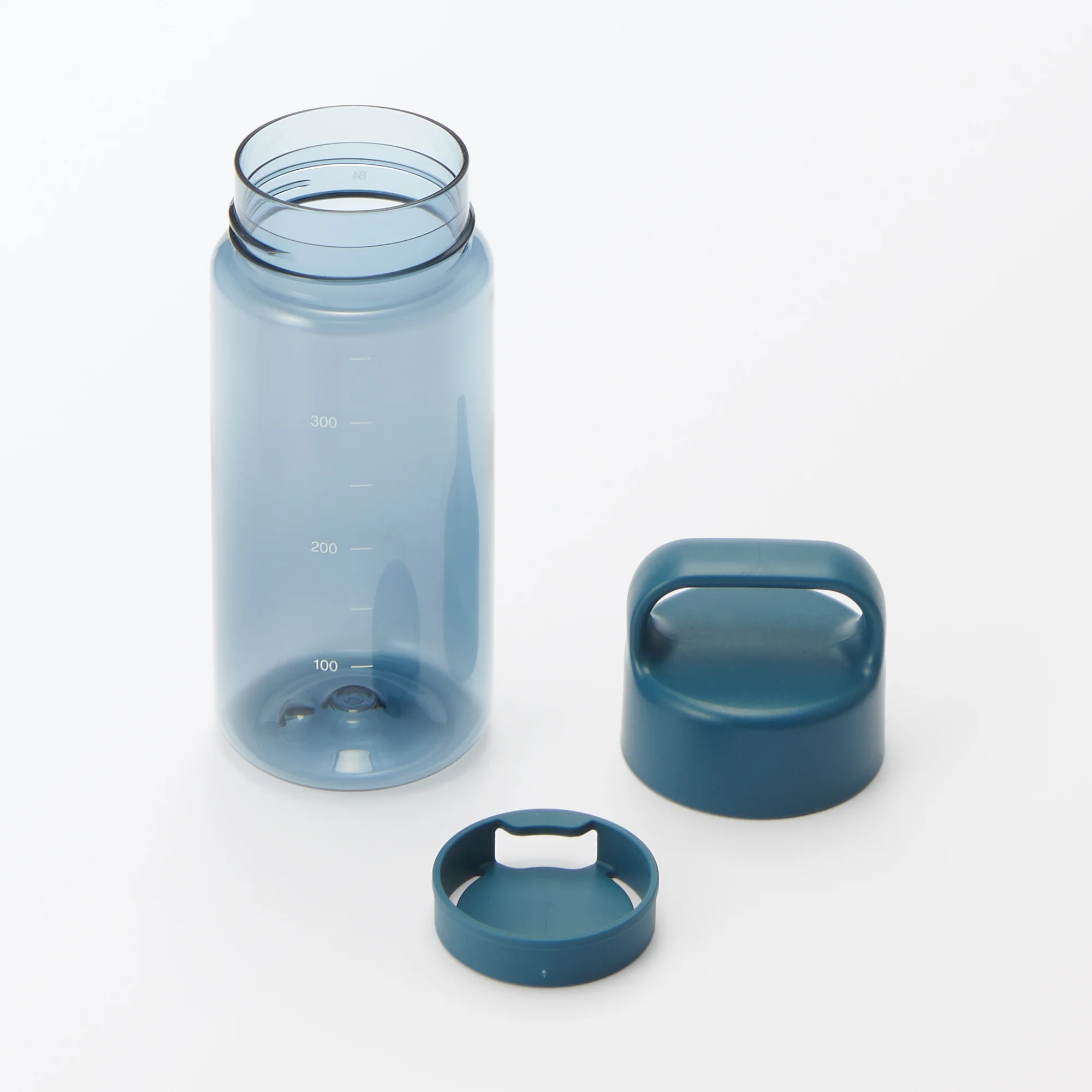 Easy-to-Carry Water Bottle With Scale - Blue (350ml) - Image 4