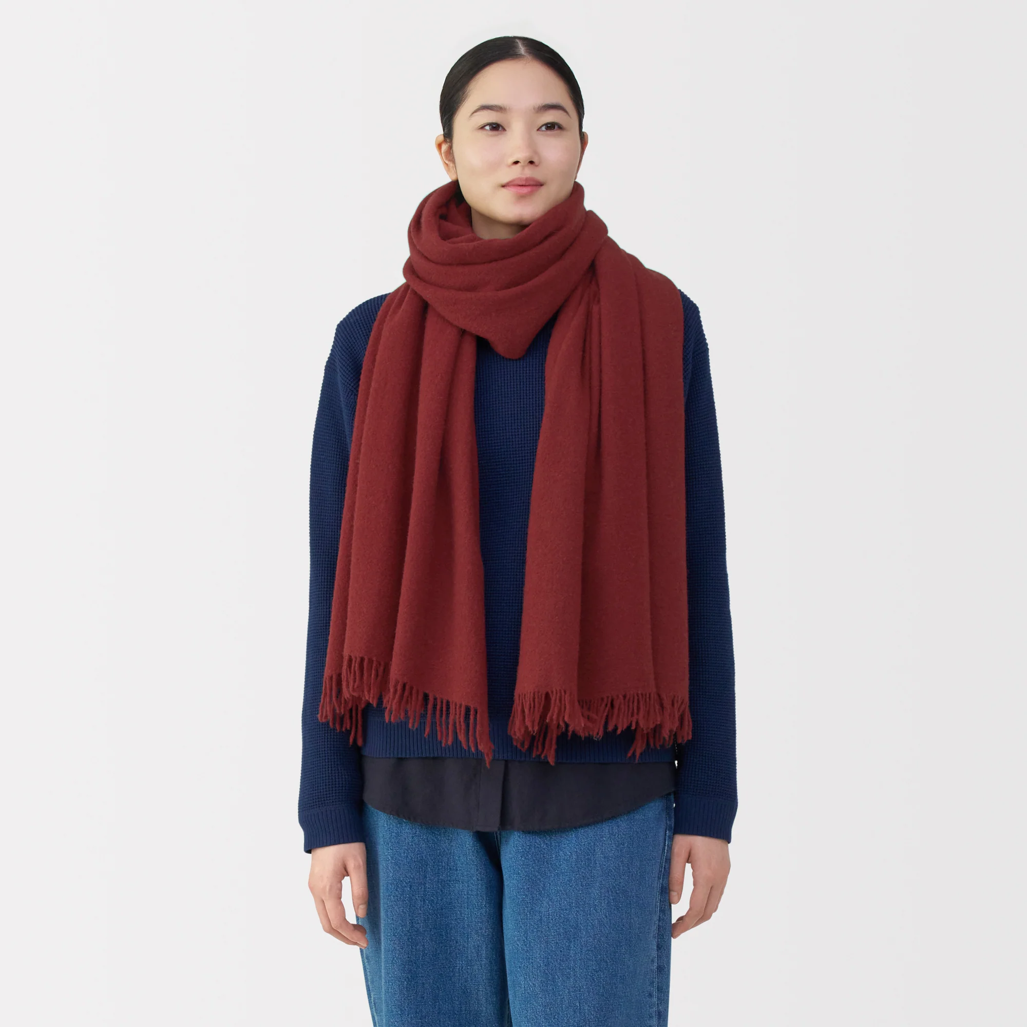 Fluffy Wool Blanket Stole - Image 13