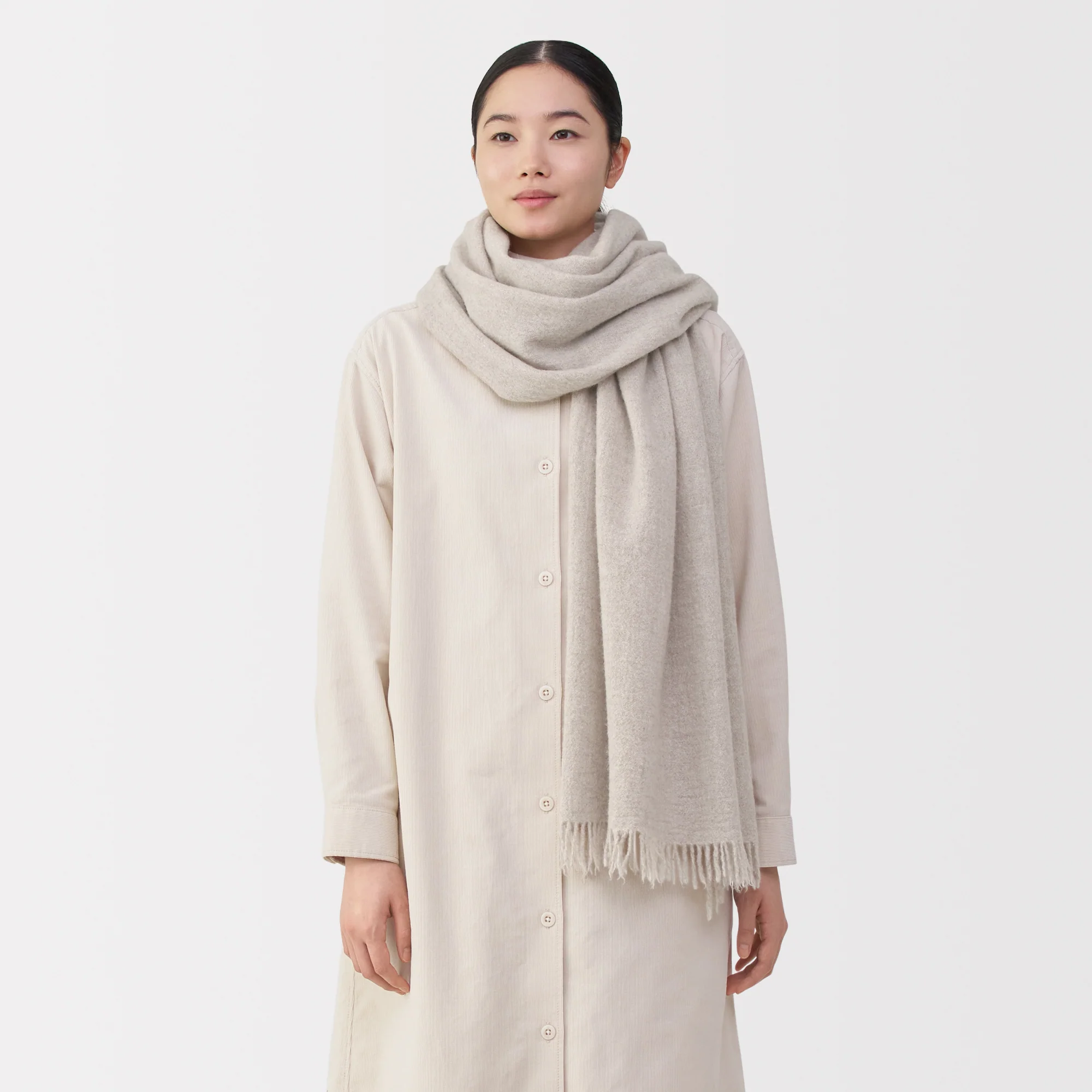 Fluffy Wool Blanket Stole - Image 18