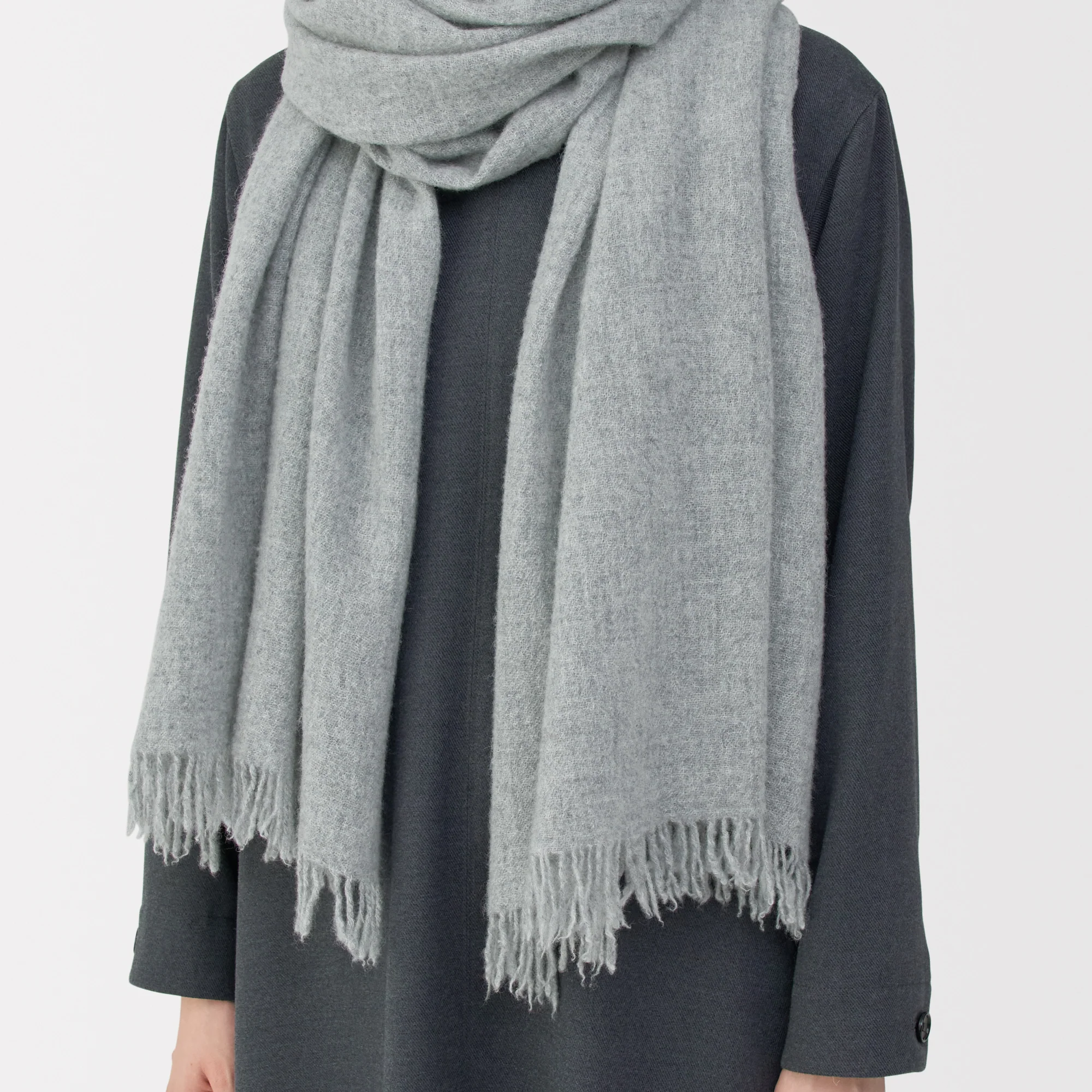 Fluffy Wool Blanket Stole - Image 5