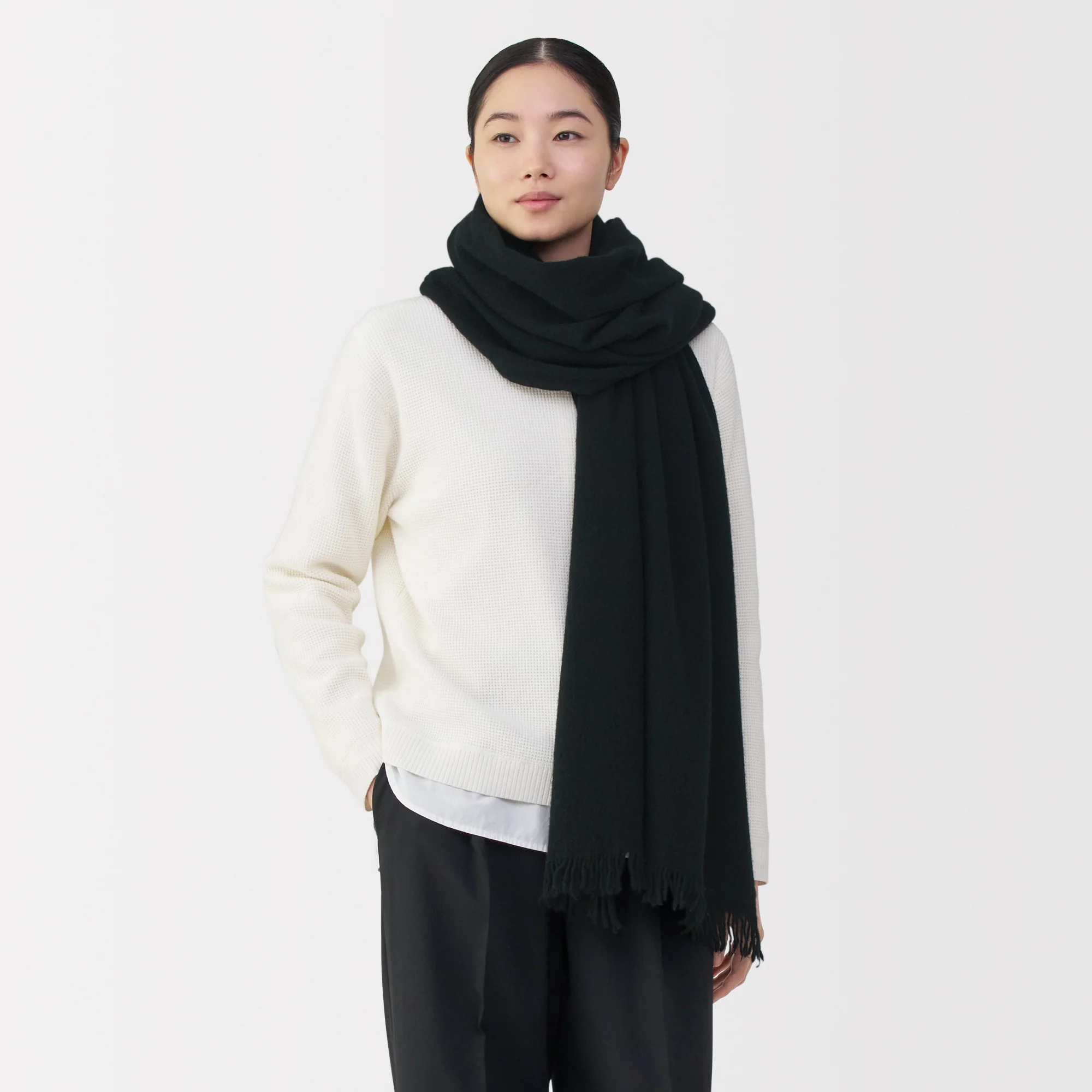 Fluffy Wool Blanket Stole - Image 8