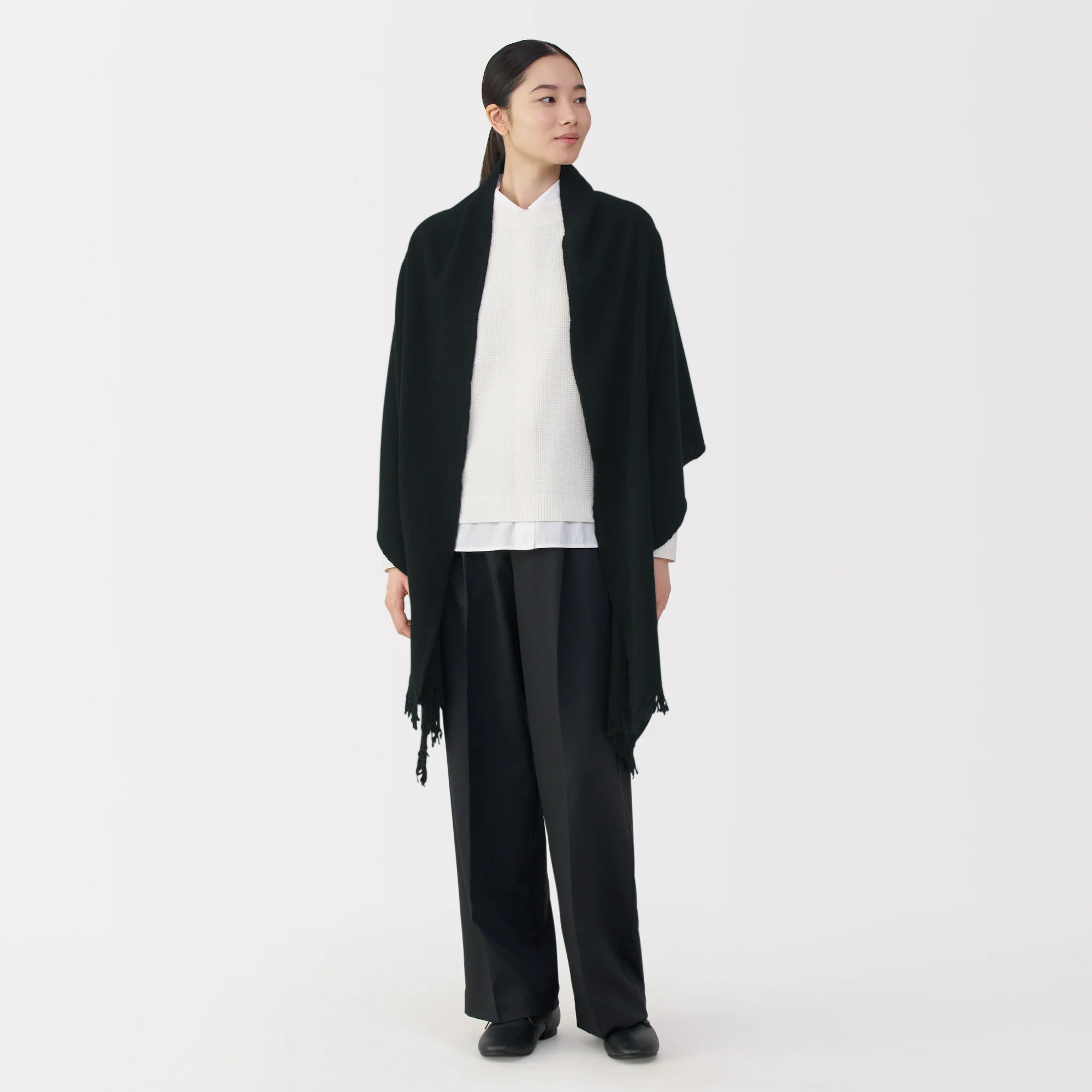 Fluffy Wool Blanket Stole - Image 9