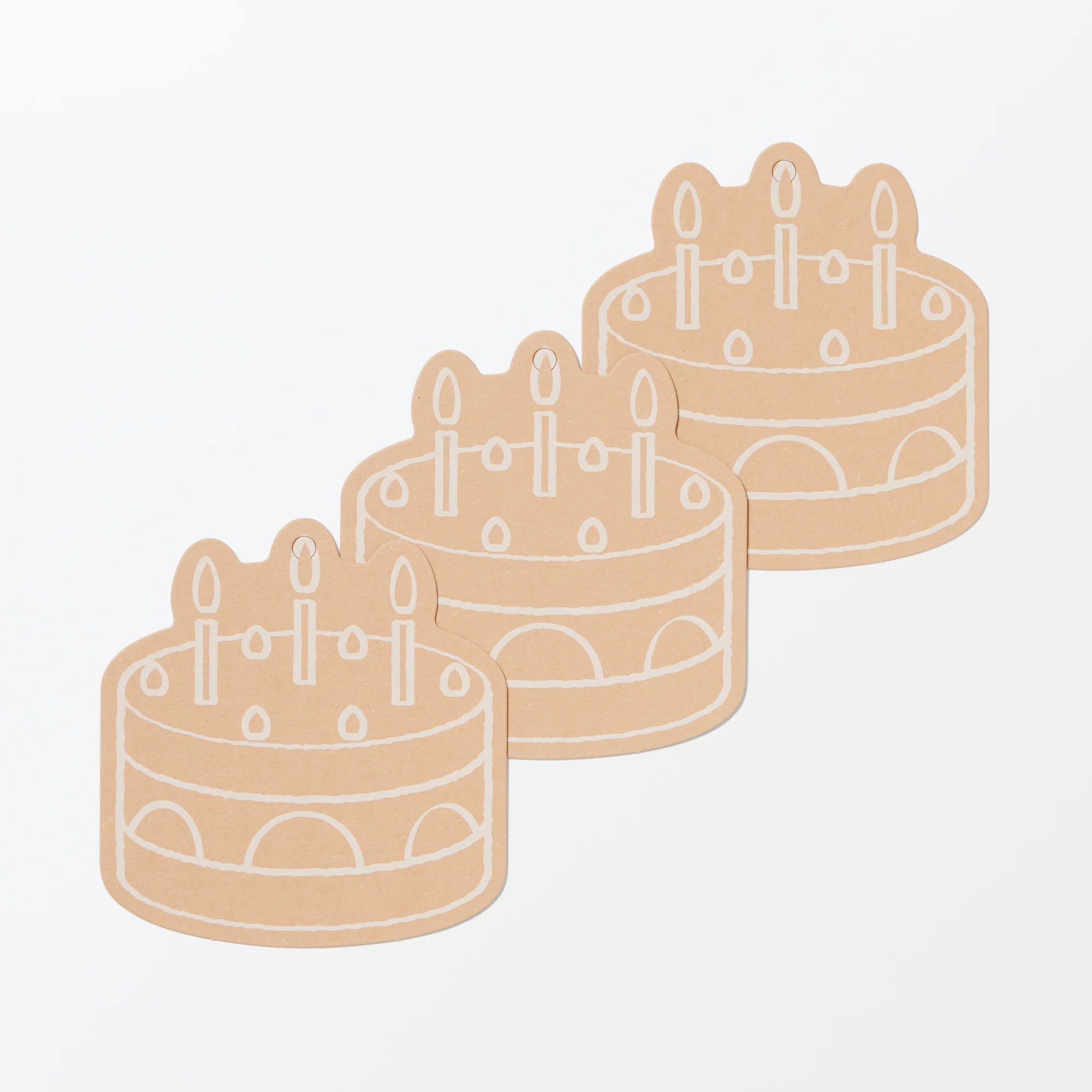 Gift Message Card - Cake - Image 4