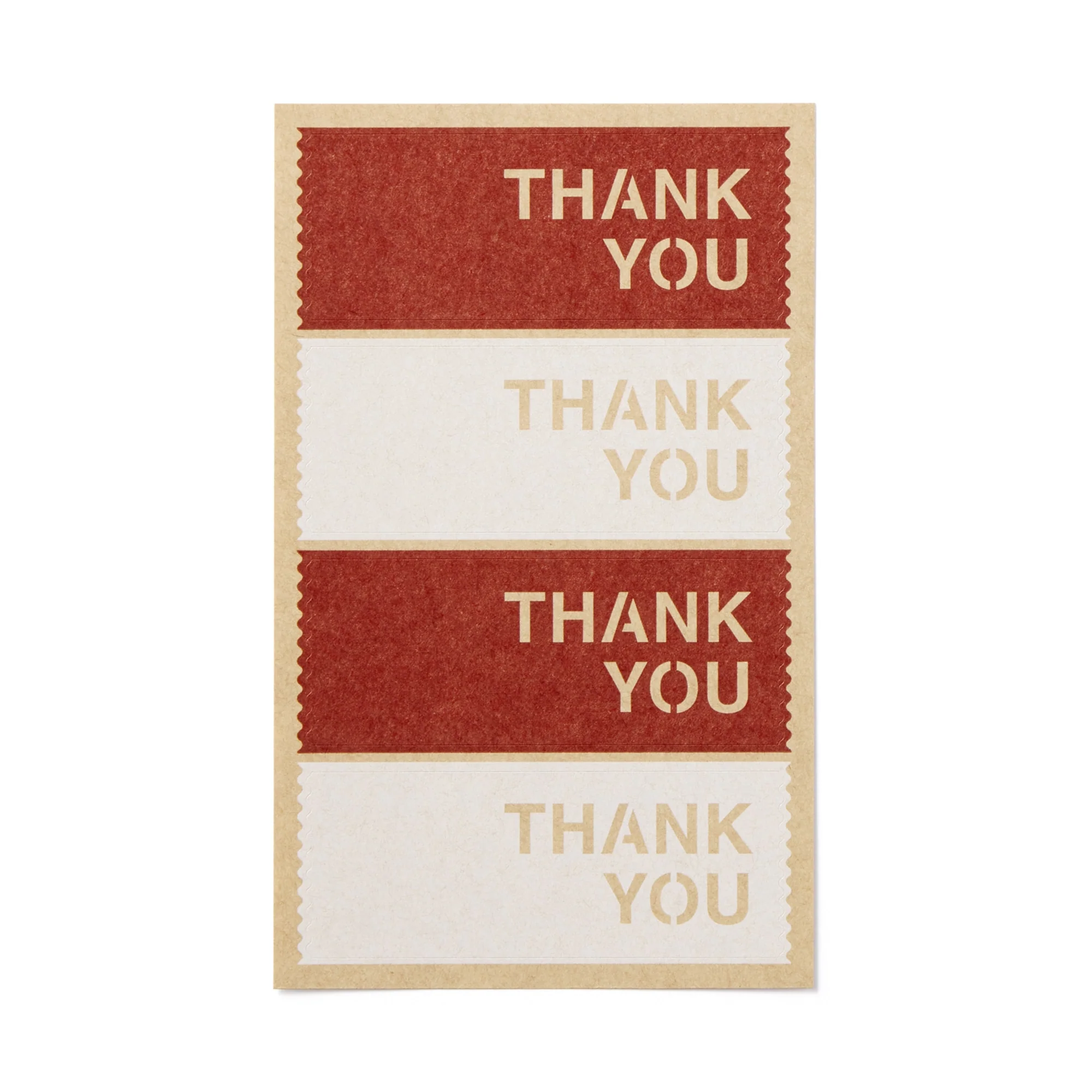 Gift Sticker - THANK YOU - 3.5 x 9 cm