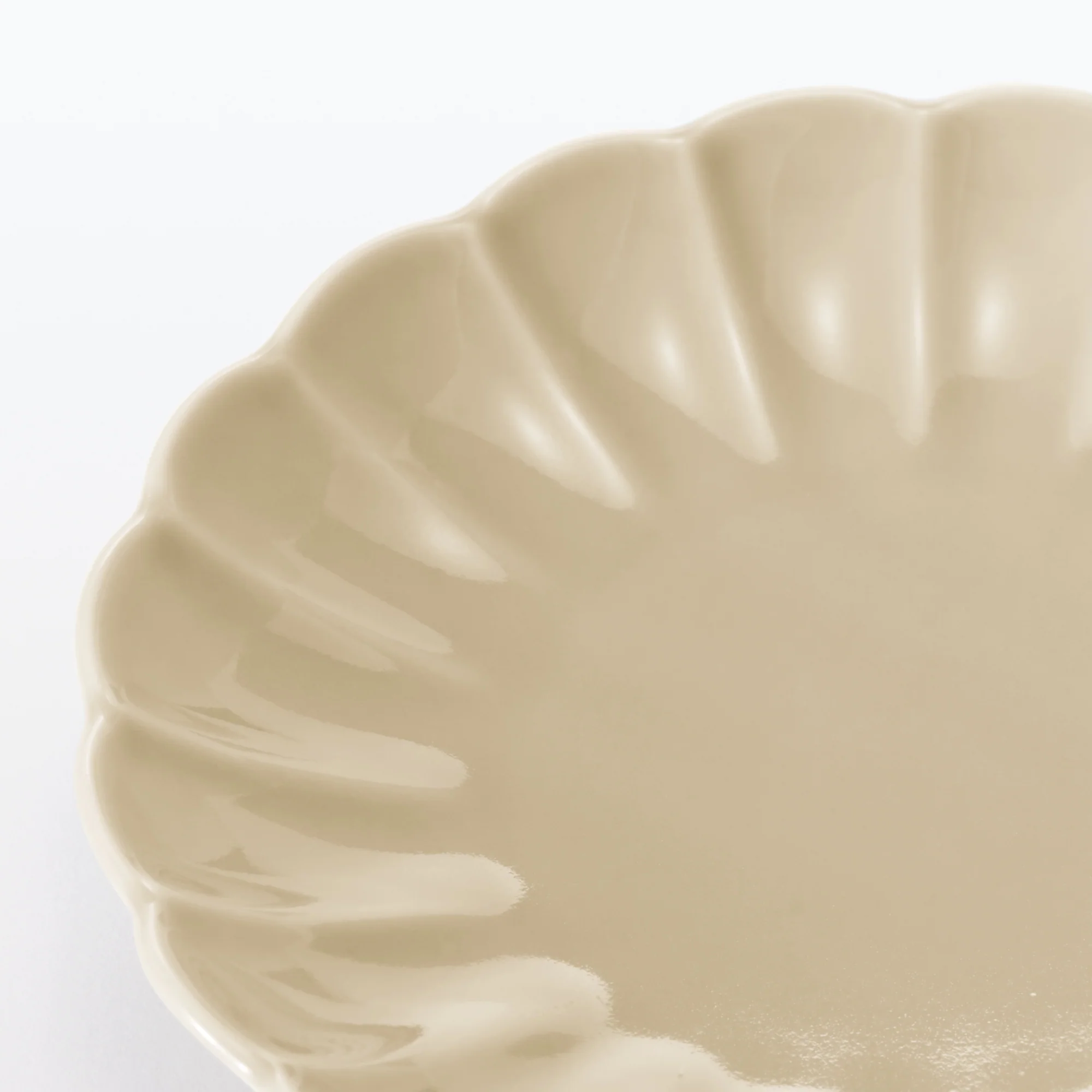 Hasami Ware Lucky Small Plate - Chrysanthemum - Steamed Chestnut - Image 5