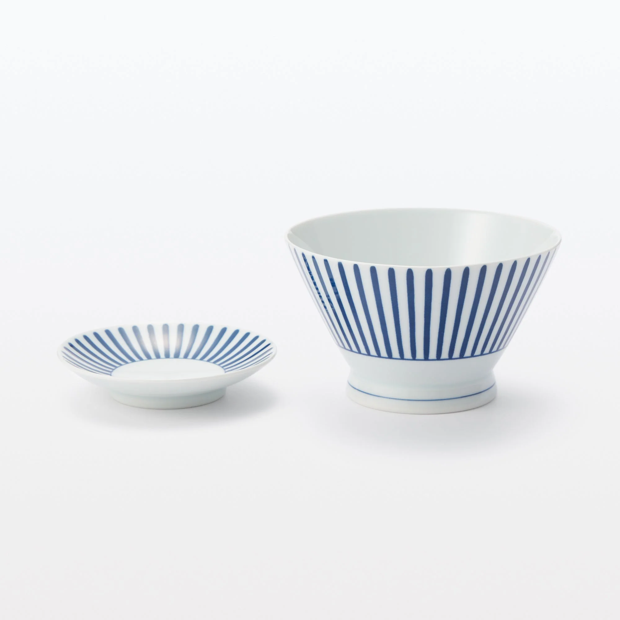 Hasami Ware Small Plate - Stripes Pattern - Image 7