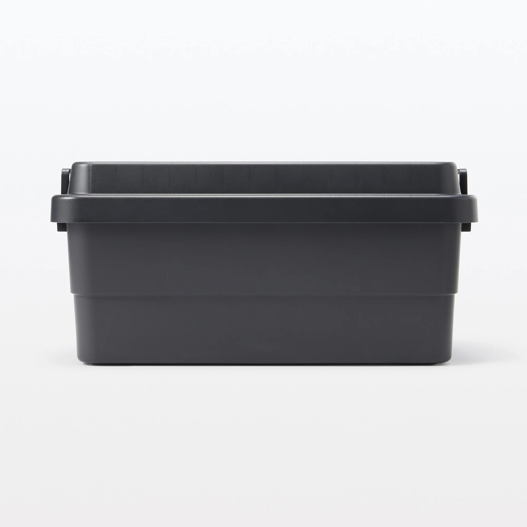 Heavy Duty Polypropylene Storage Box - Dark Grey - Extra Large (70 L) - Image 2