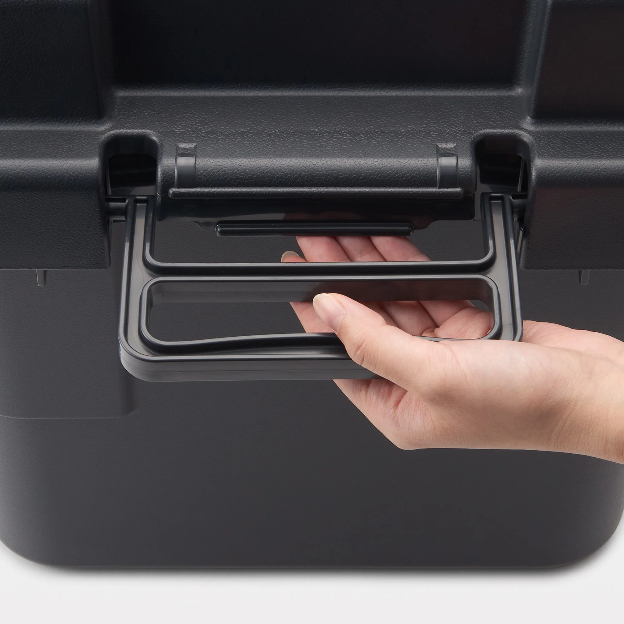 Heavy Duty Polypropylene Storage Box - Dark Grey - Extra Large (70 L) - Image 6