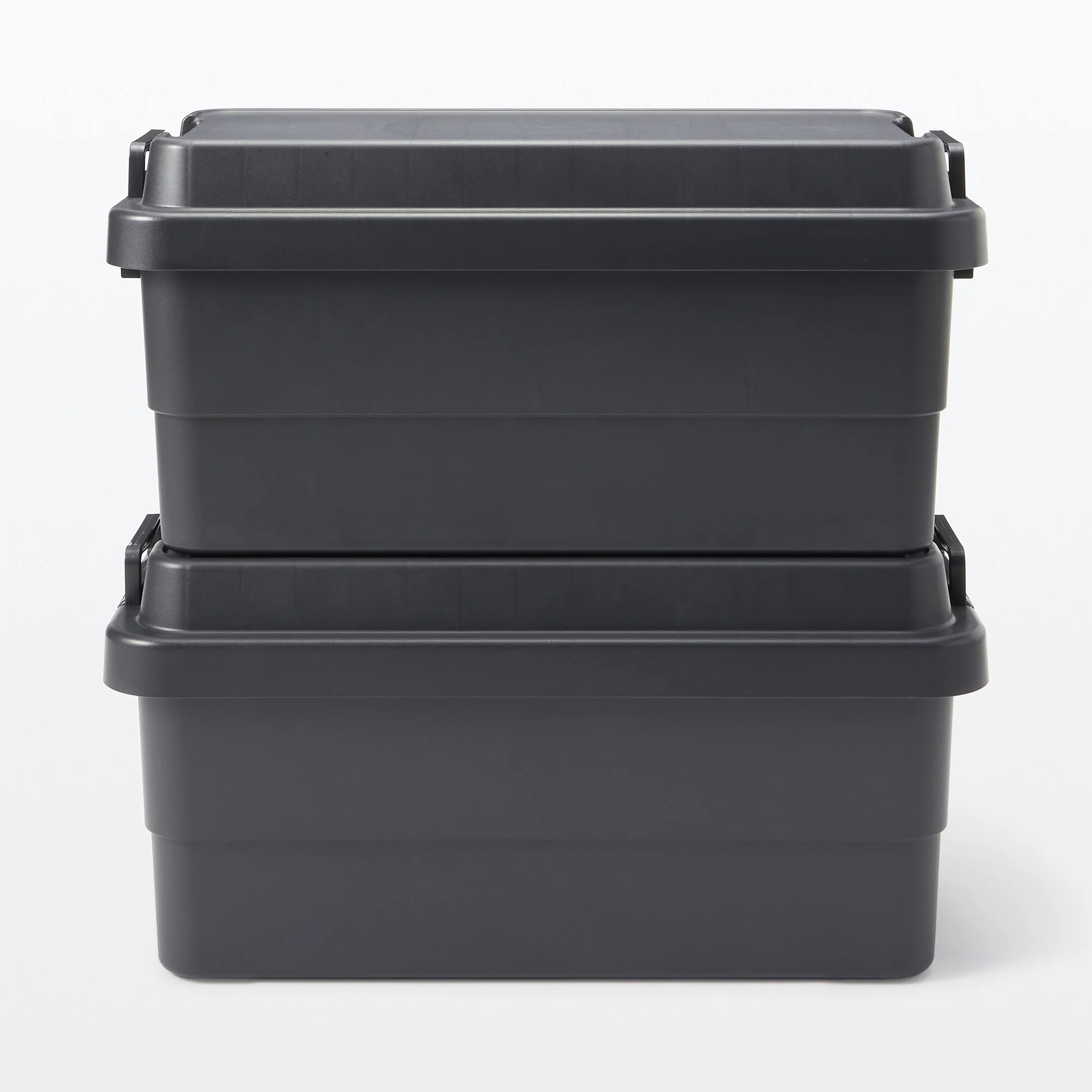 Heavy Duty Polypropylene Storage Box - Dark Grey - Extra Large (70 L) - Image 7