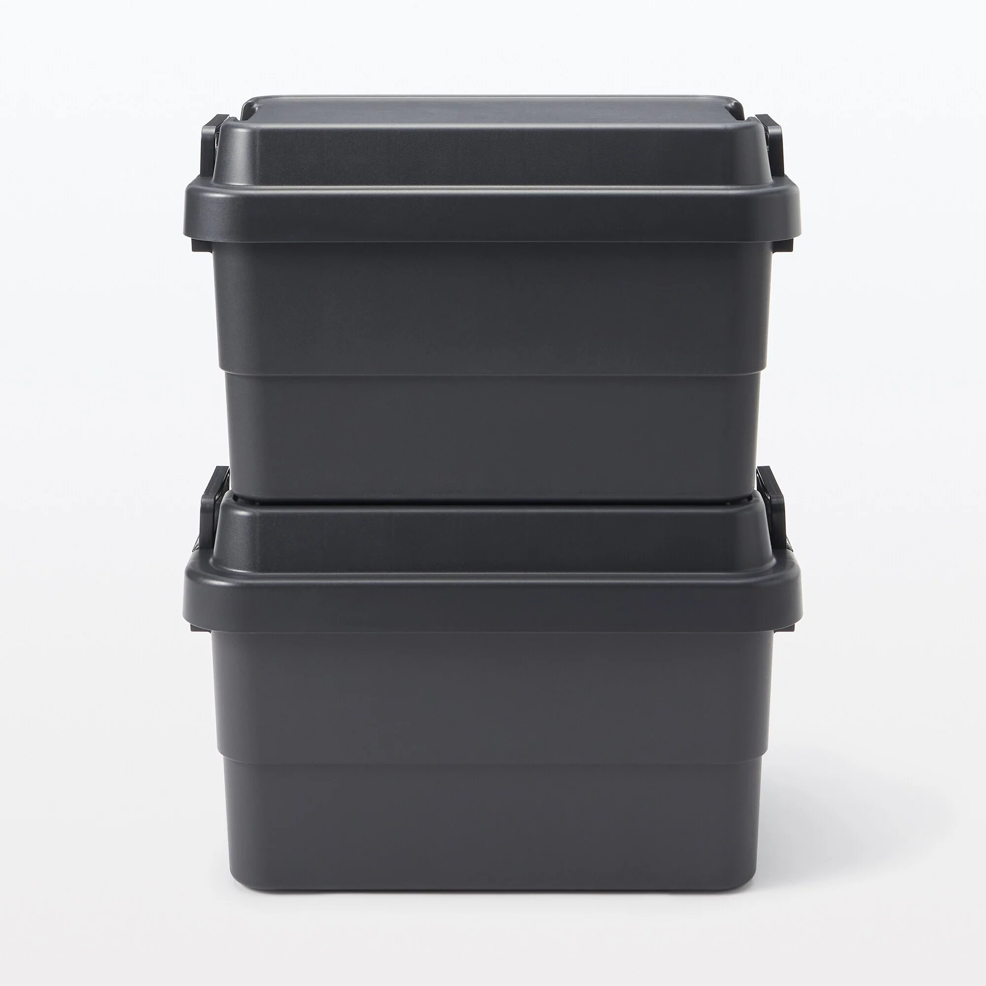 Heavy Duty Polypropylene Storage Box - Dark Grey - Large (50 L) - Image 7