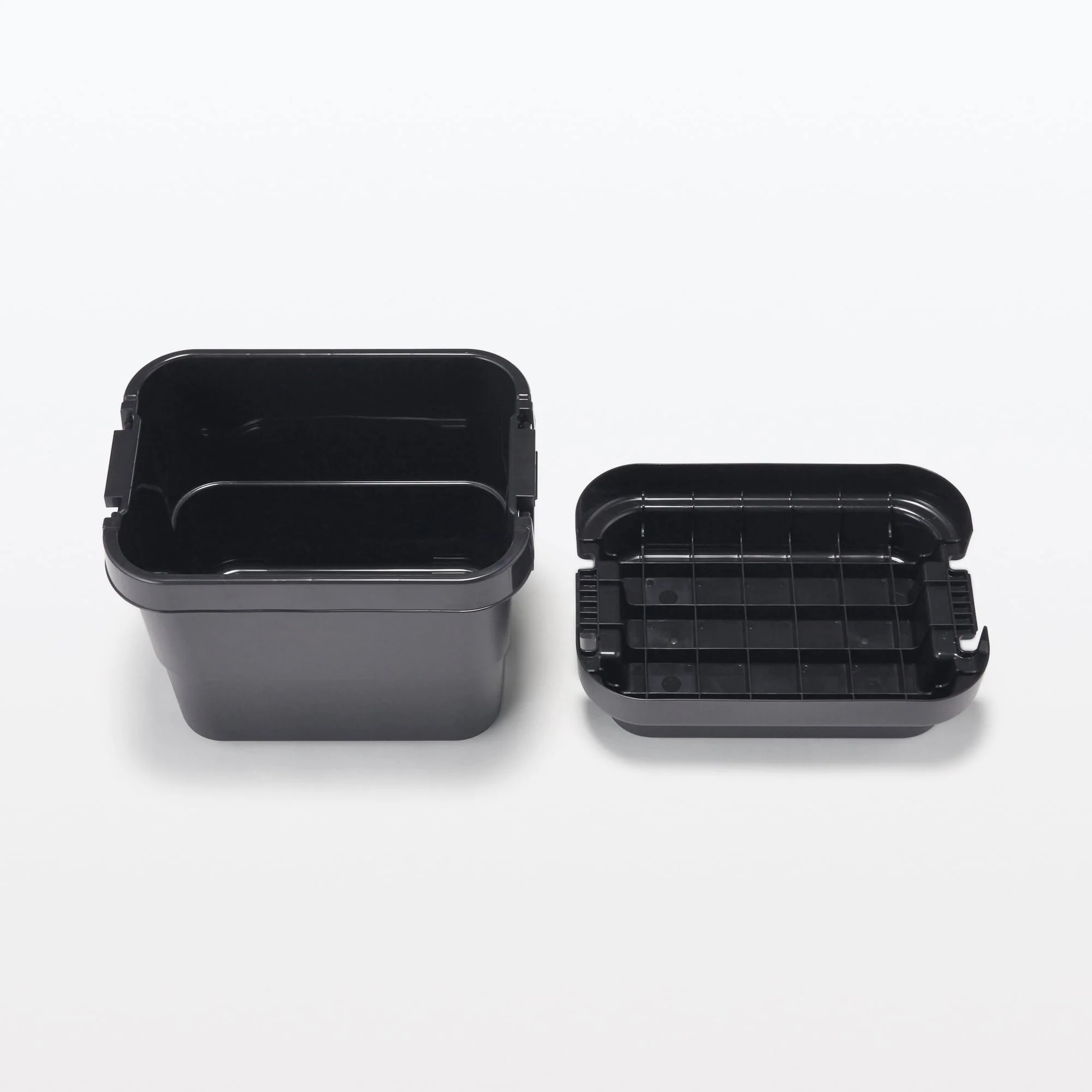 Heavy Duty Polypropylene Storage Box - Dark Grey - Mini (22 L) - Image 4