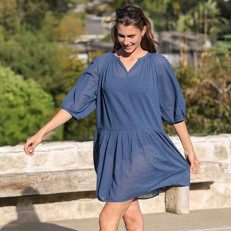 High-Twist Cotton Sheer Dress - Image 4