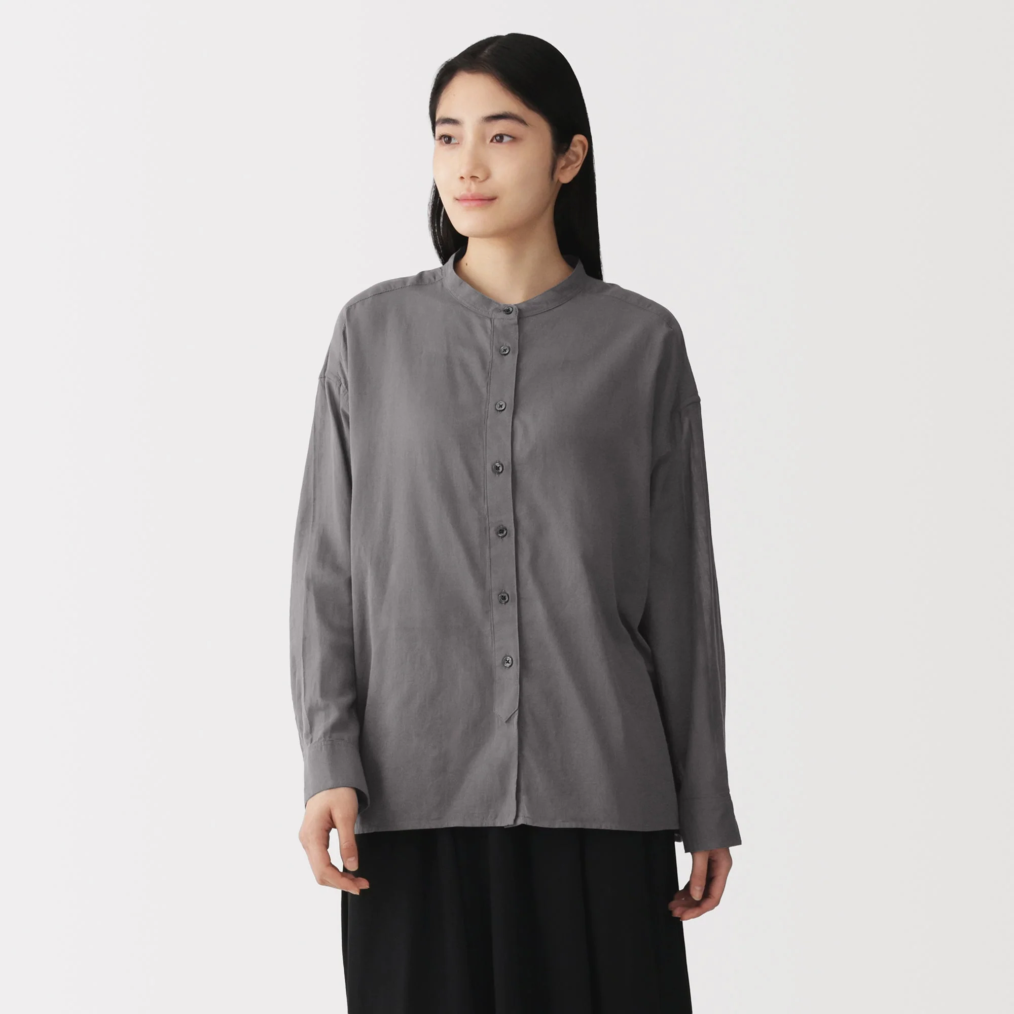 High-Twist Cotton Sheer Shirt - Image 11