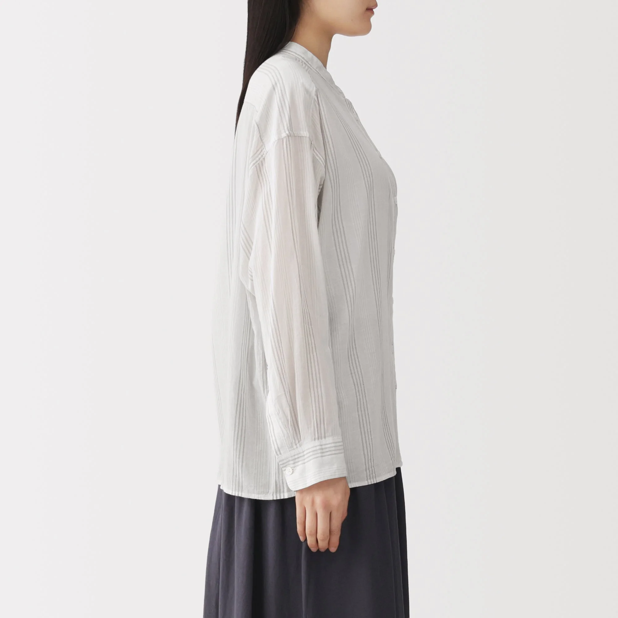 High-Twist Cotton Sheer Shirt - Image 13