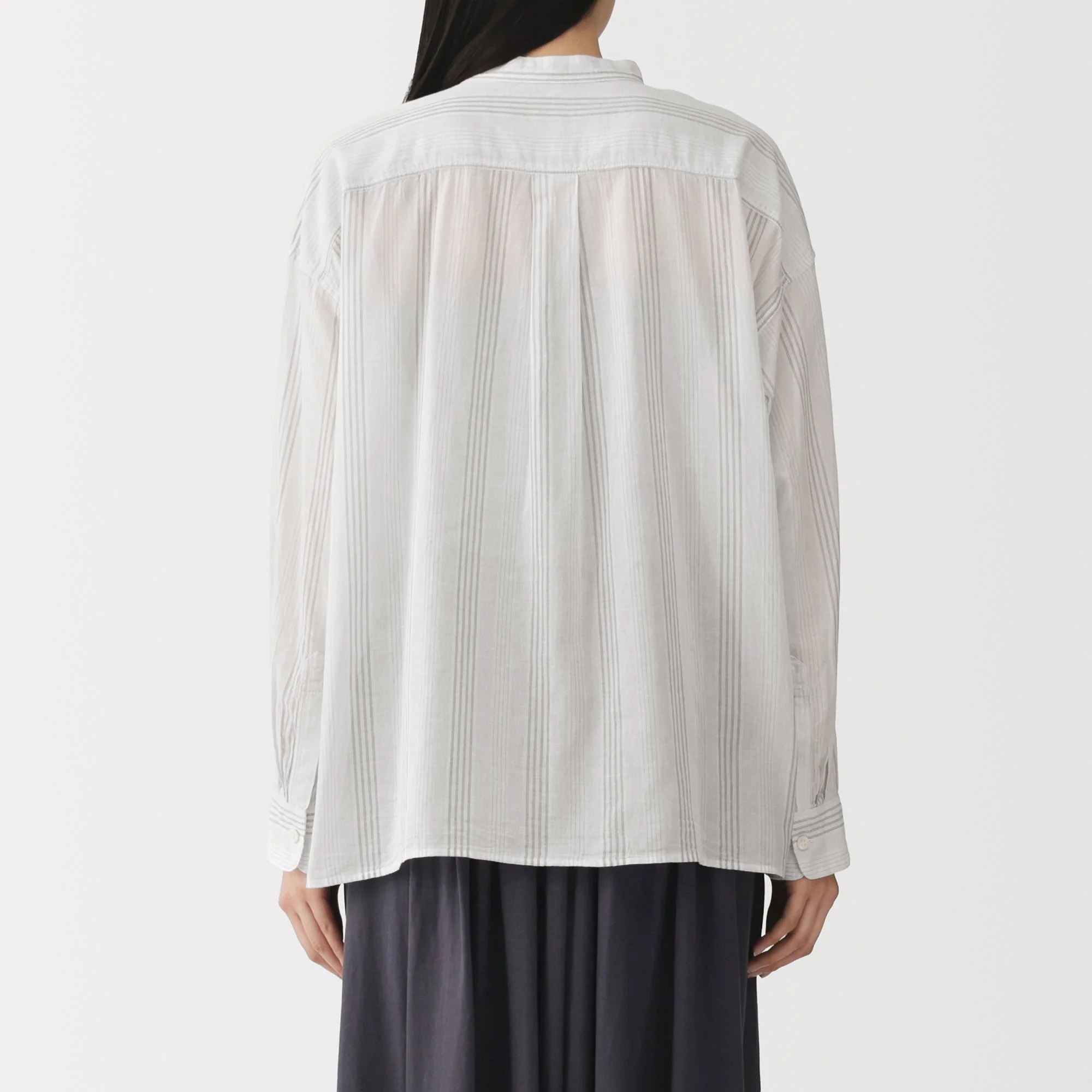 High-Twist Cotton Sheer Shirt - Image 22