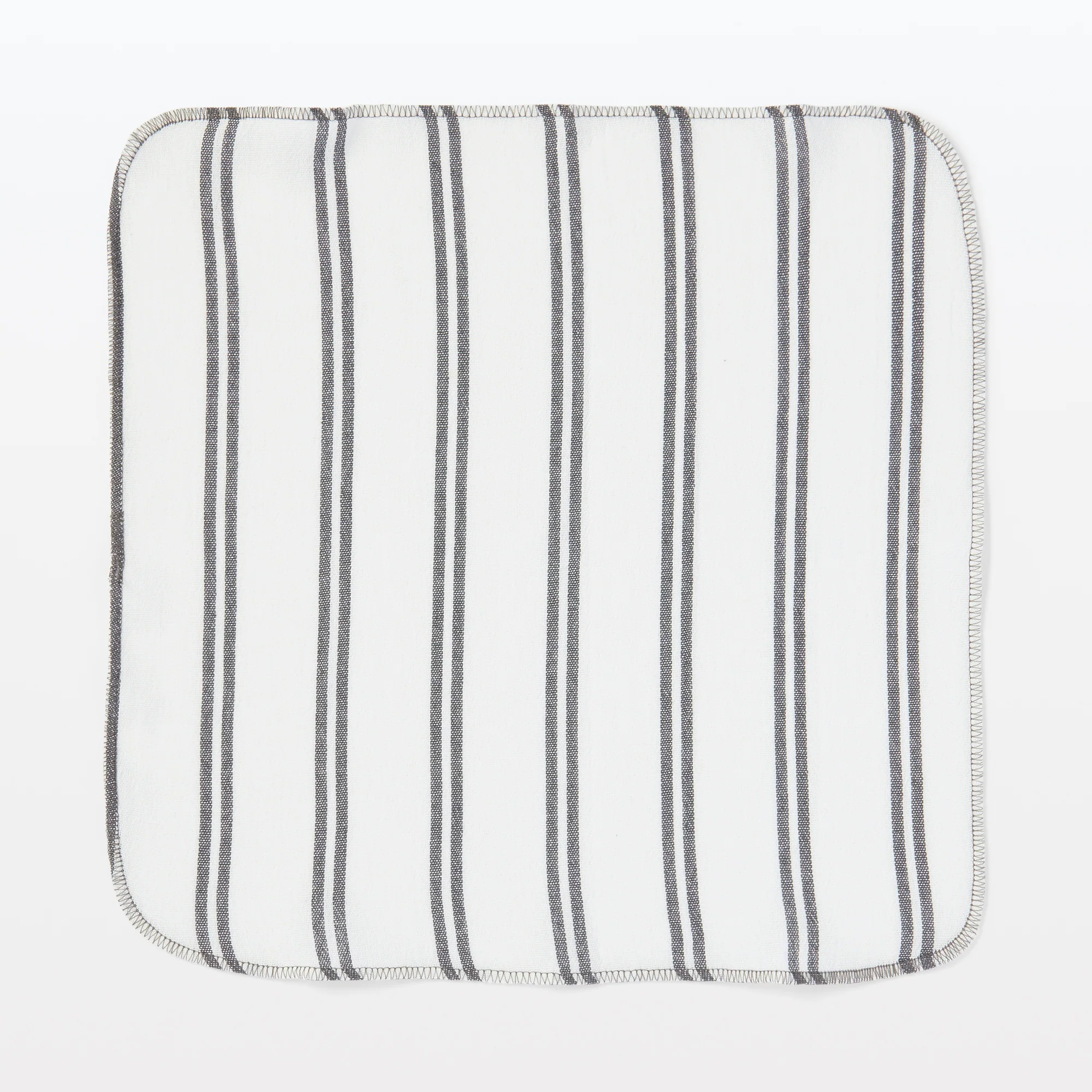 Indian Cotton Kitchen Cloths - Charcoal Grey (6 Pack) - Image 2