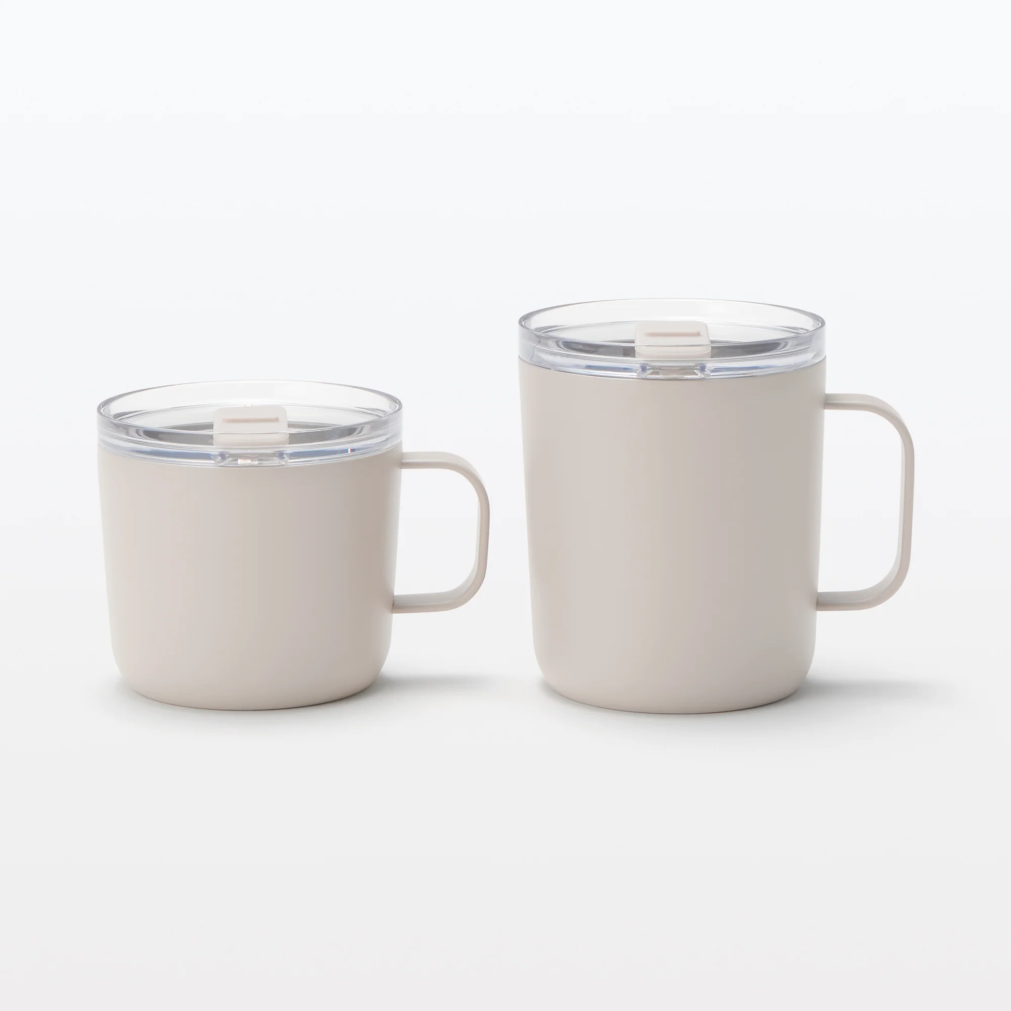 Insulated Travel Mug with Measurements 400 ml - Grey Beige - Image 10
