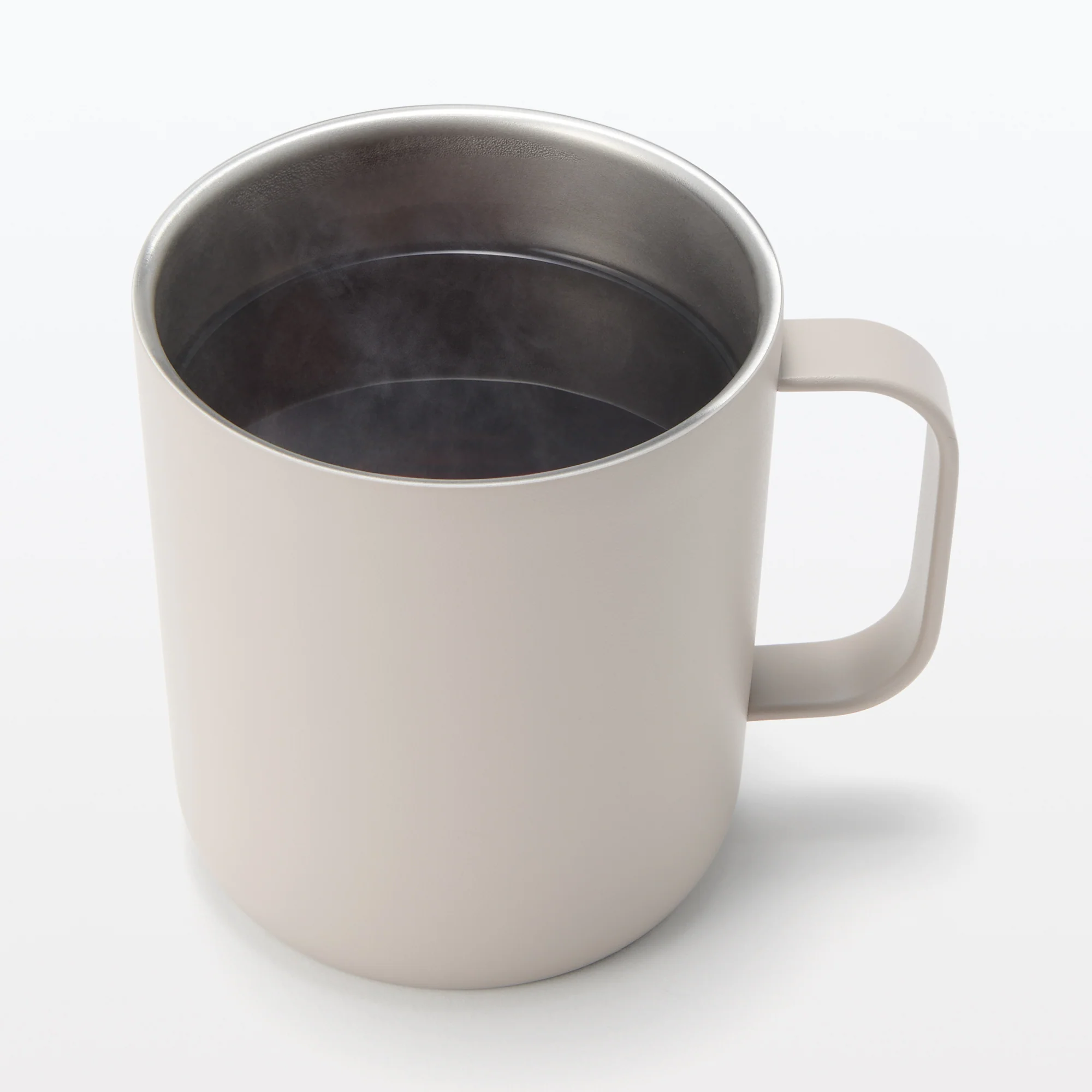 Insulated Travel Mug with Measurements 400 ml - Grey Beige - Image 9