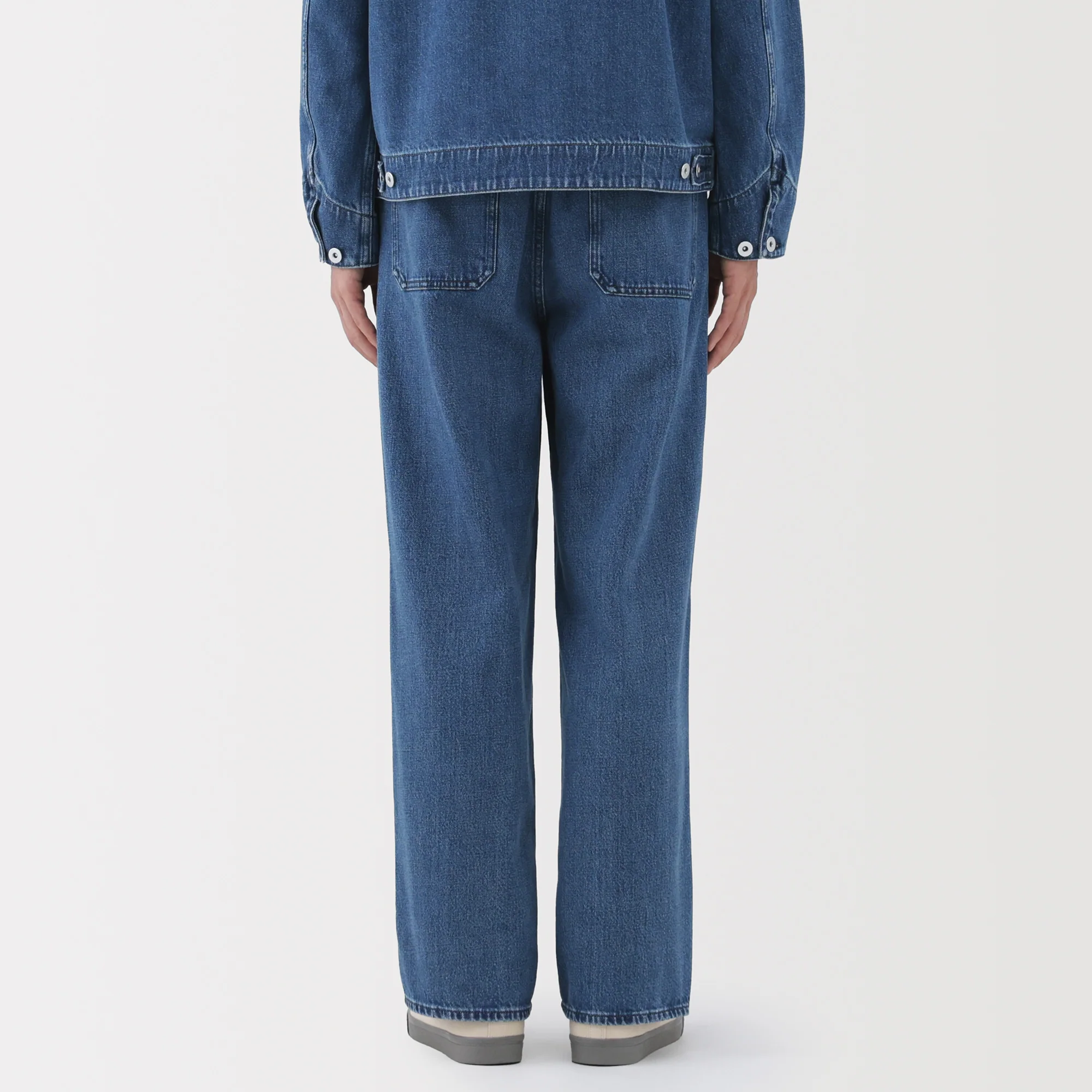 Kapok Blend Denim Work Trousers - Image 15