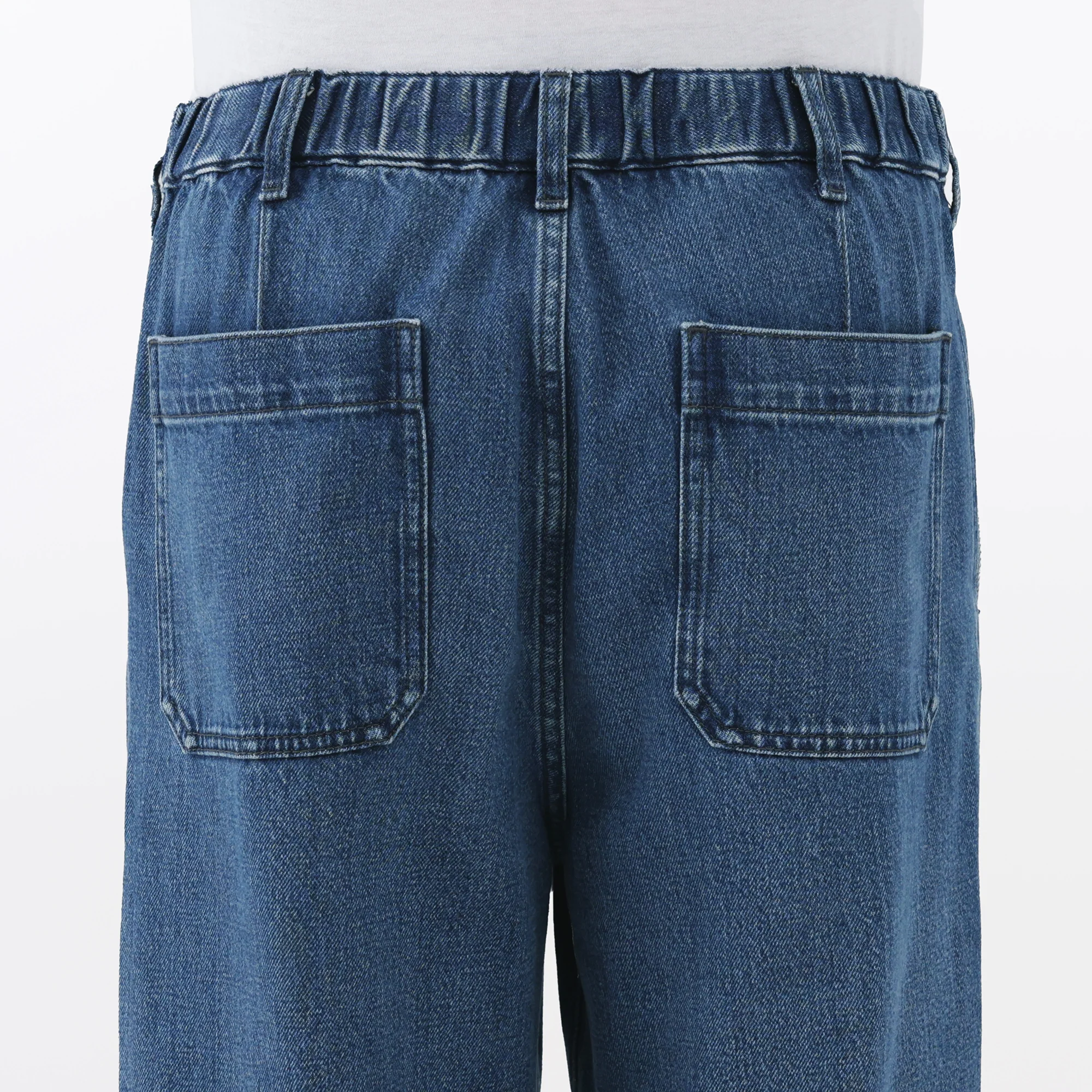 Kapok Blend Denim Work Trousers - Image 8
