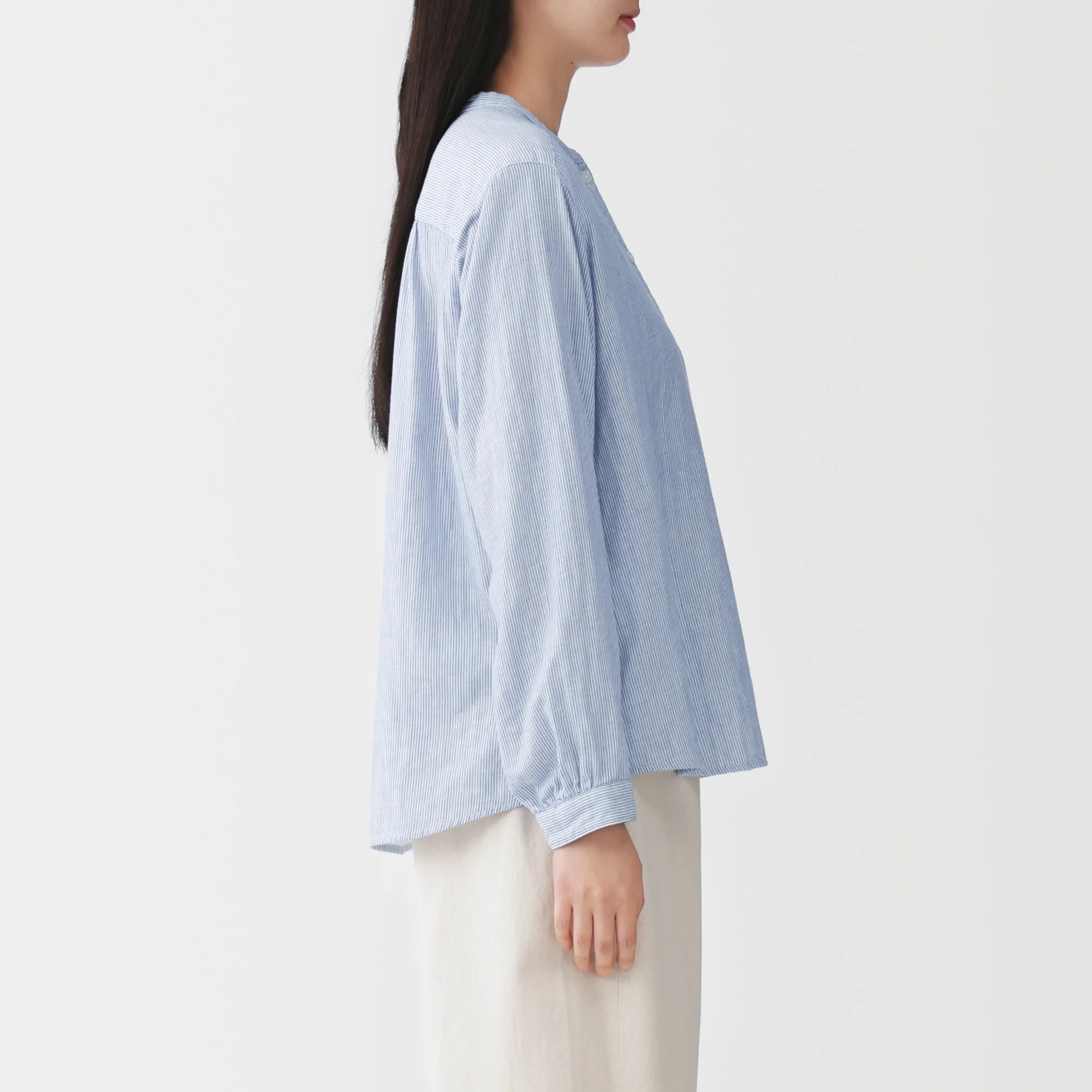 Kapok Blend Double Gauze Blouse - Image 23